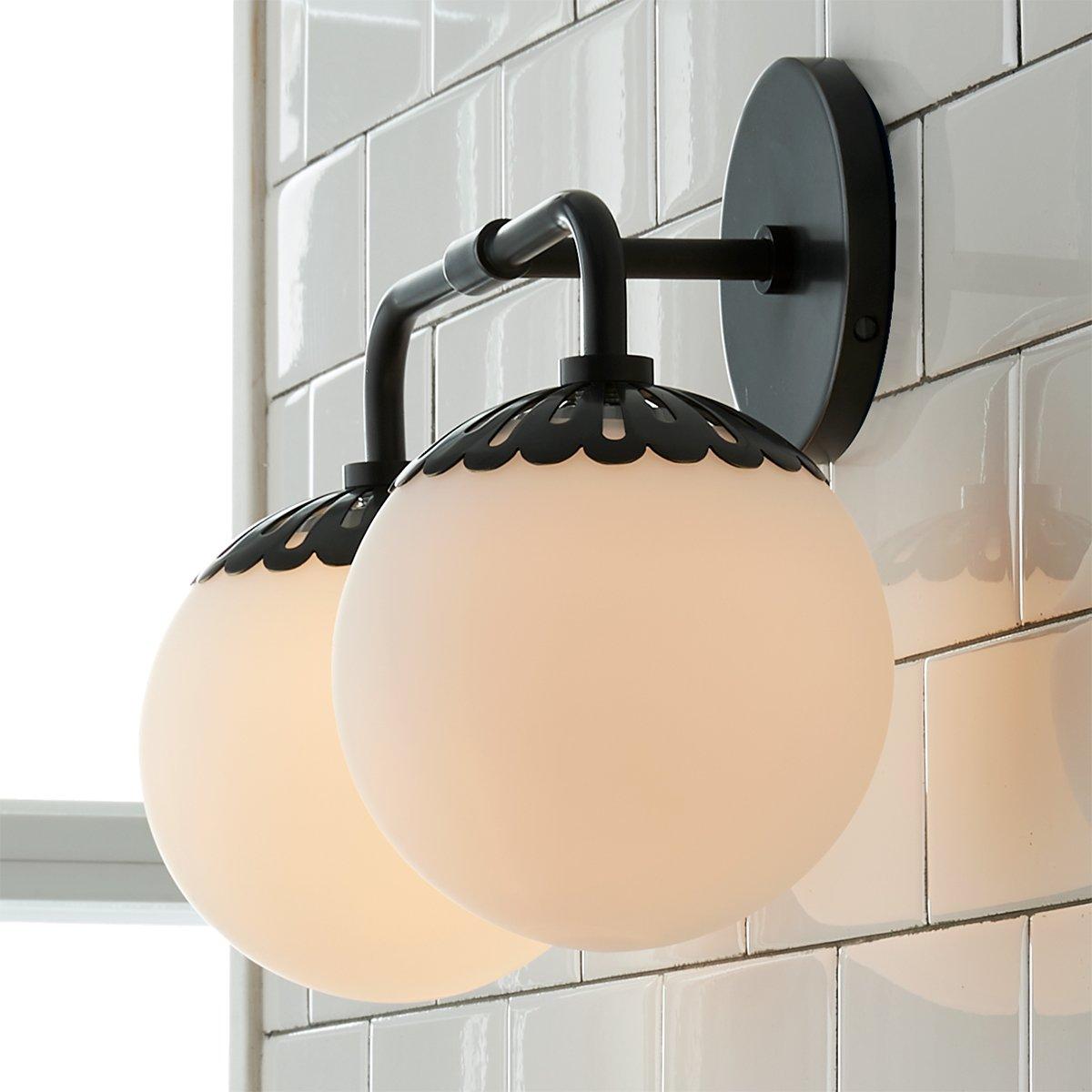 Aegis Applique Murale Globe Laiton Verre Minimaliste Moderne