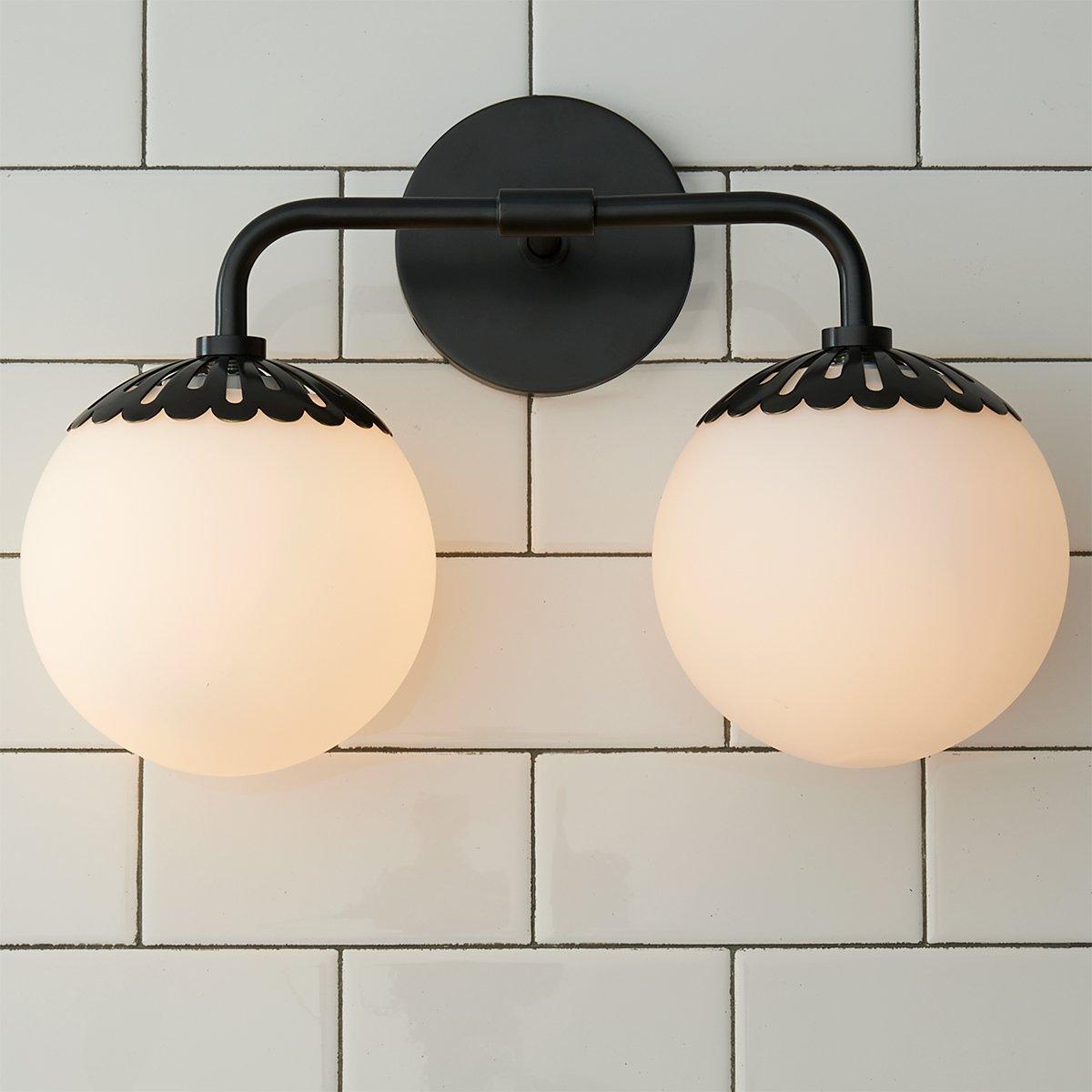Aegis Applique Murale Globe Laiton Verre Minimaliste Moderne