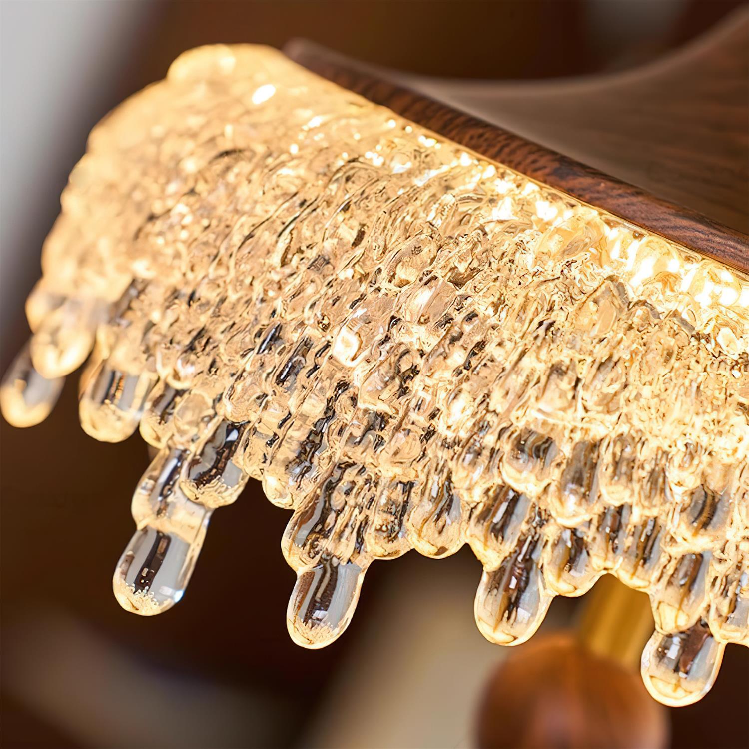 Dewdrop Suspension Élégance Cristalline Rustique