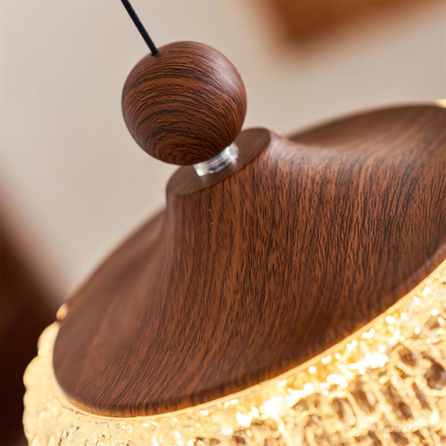 Dewdrop Suspension Élégance Cristalline Rustique