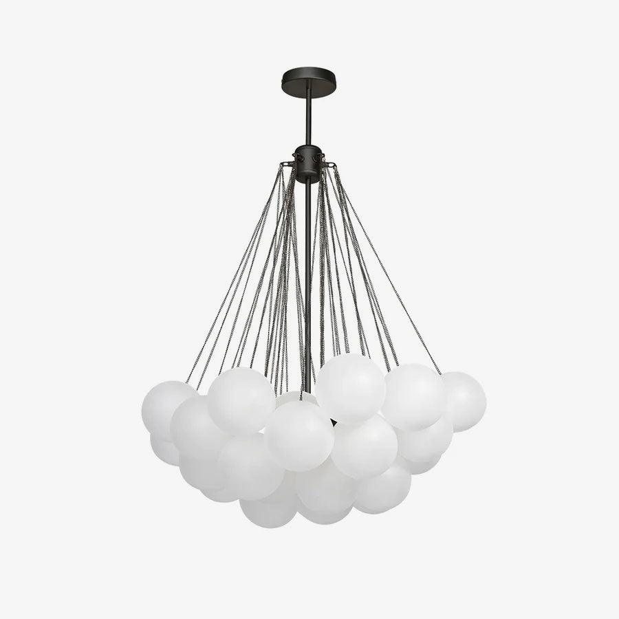 Lustra Lustre Bulles en Verre Satiné