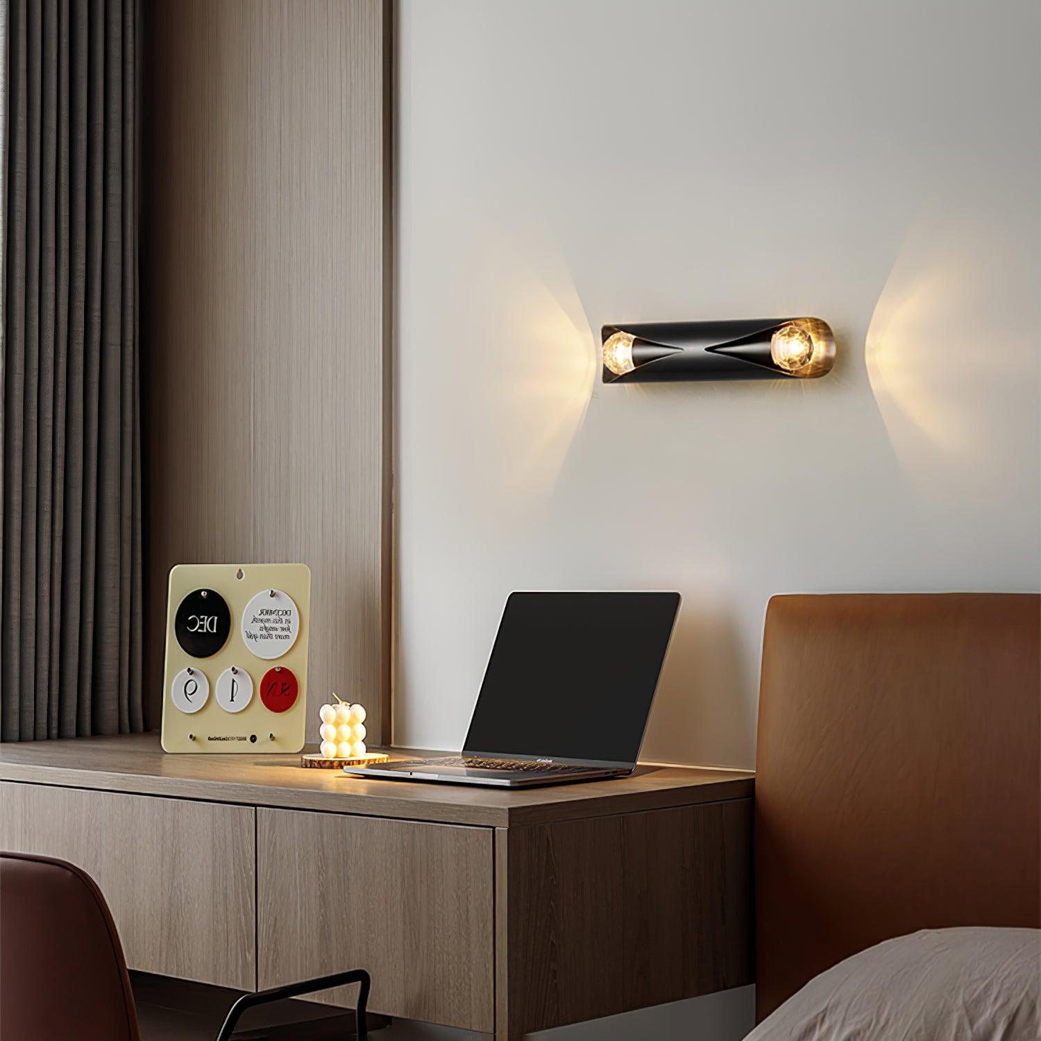 Avynila Applique Murale Diamants Laiton Moderne
