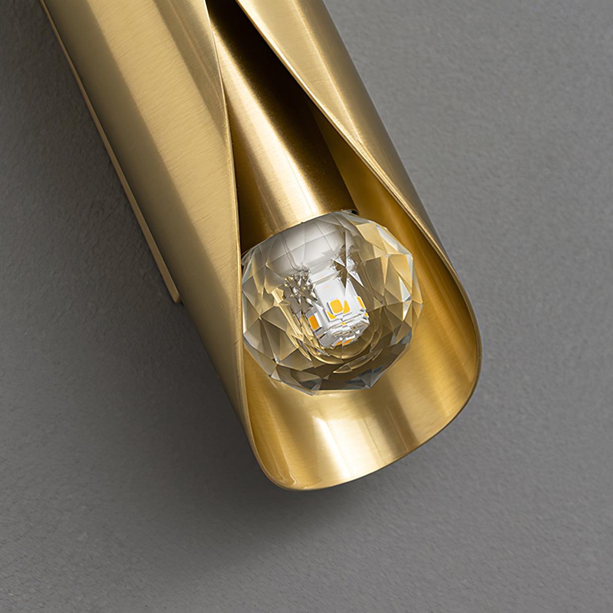 Avynila Applique Murale Diamants Laiton Moderne
