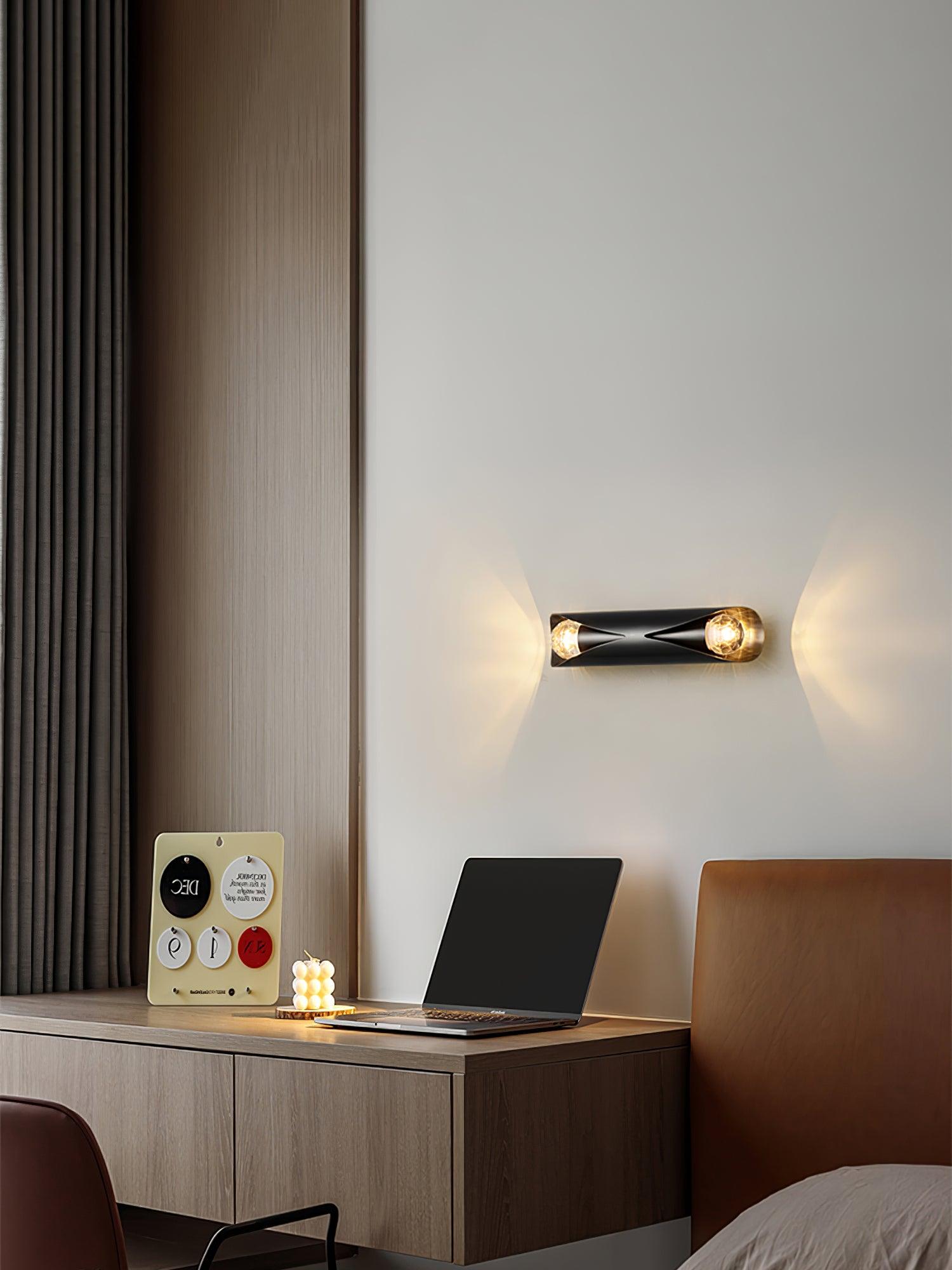 Avynila Applique Murale Diamants Laiton Moderne