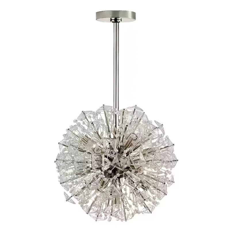 Aurora Lustre de Luxe en Métal Doré