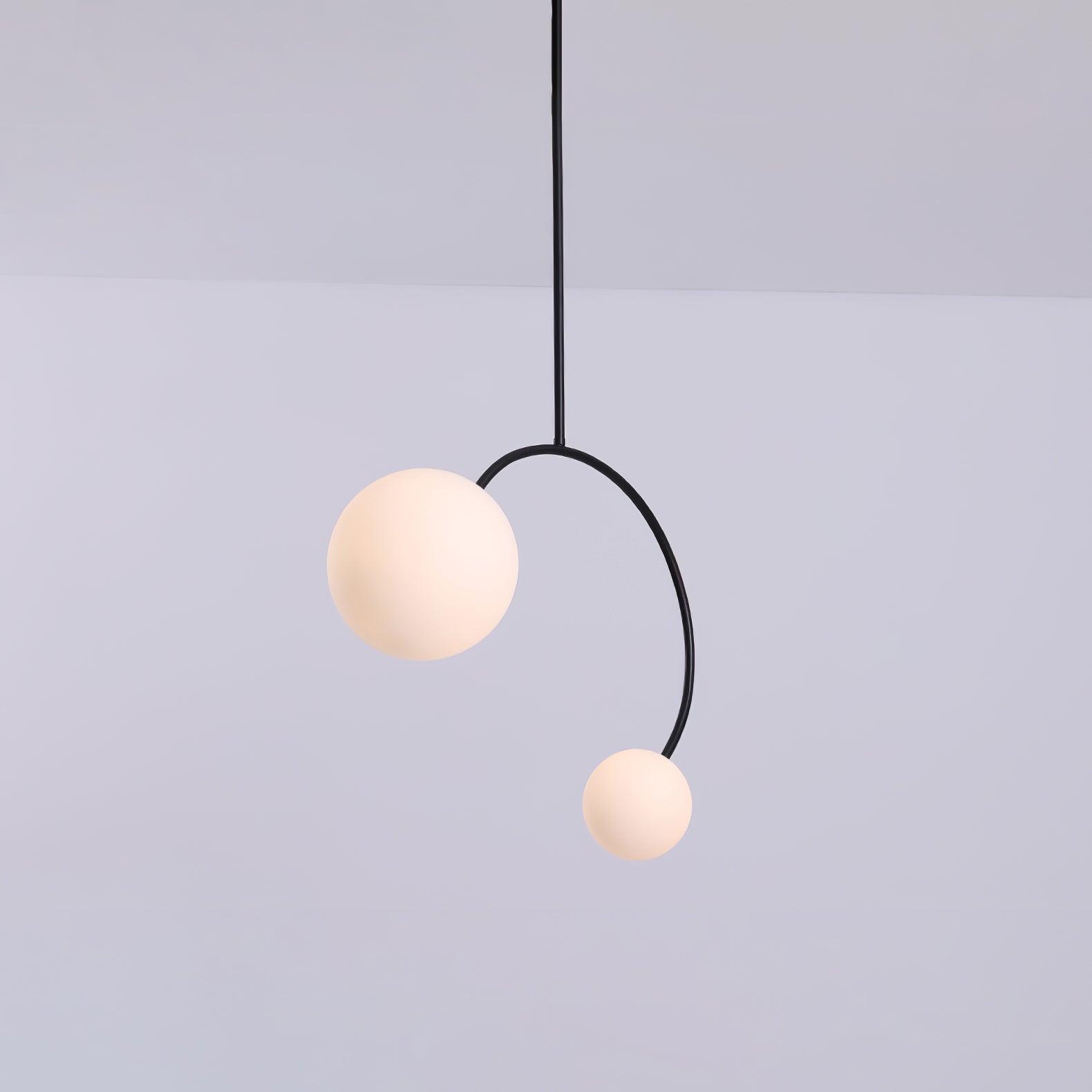 Lunarise Suspension Lampe Scandinave
