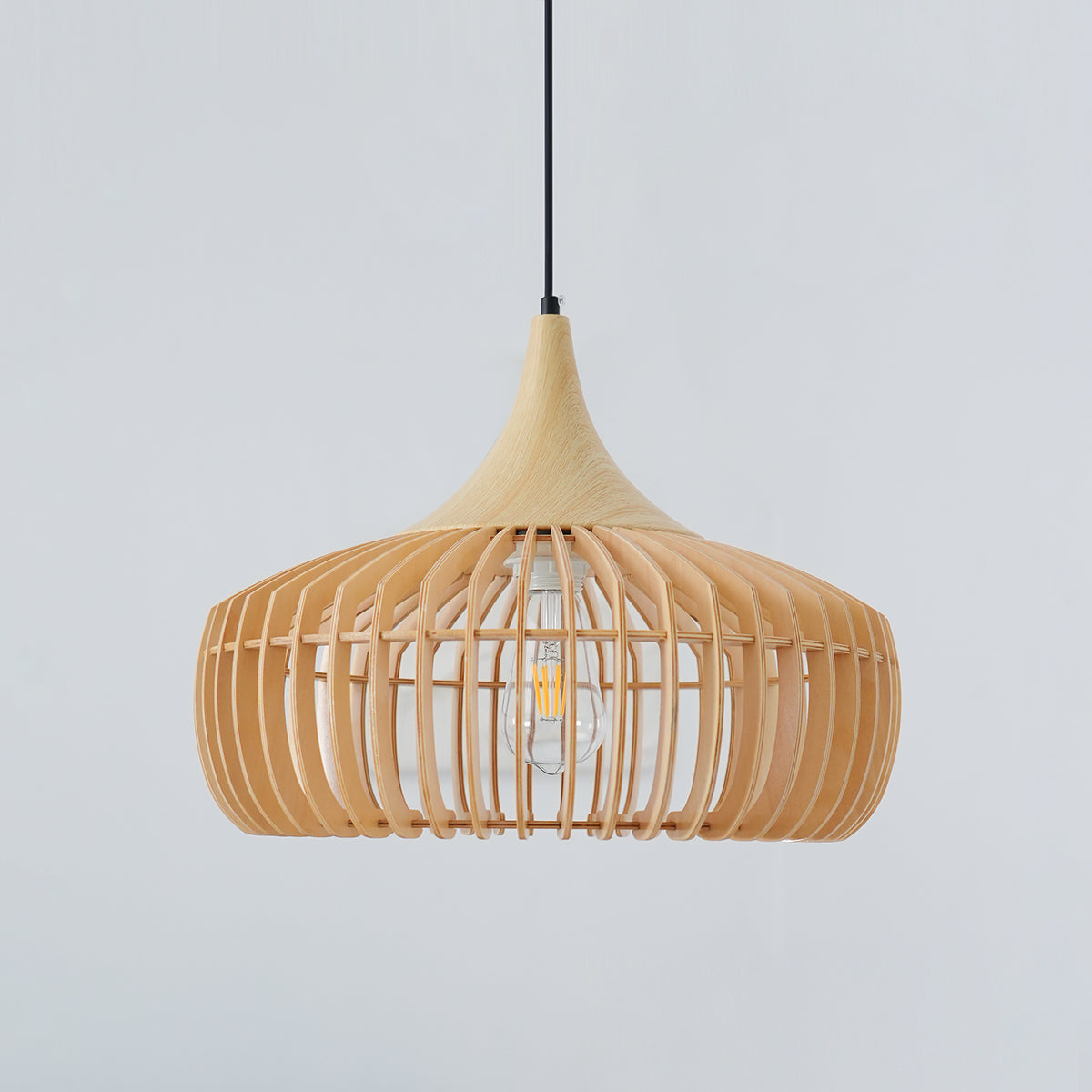 Zivora Suspension Bambou Rattan Naturel
