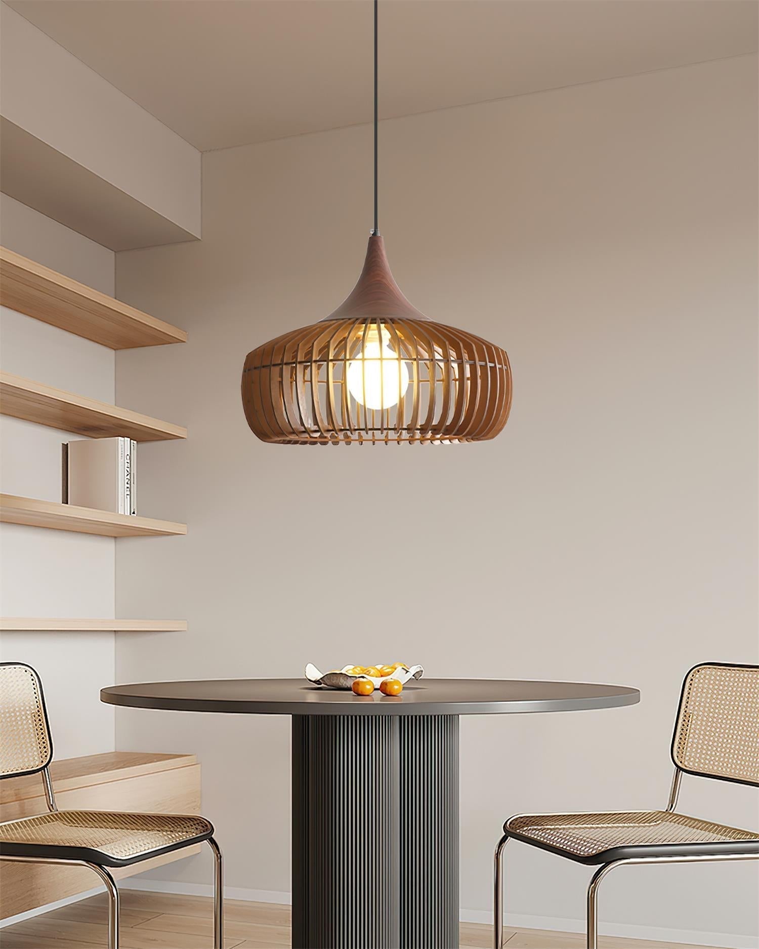 Zivora Suspension Bambou Rattan Naturel