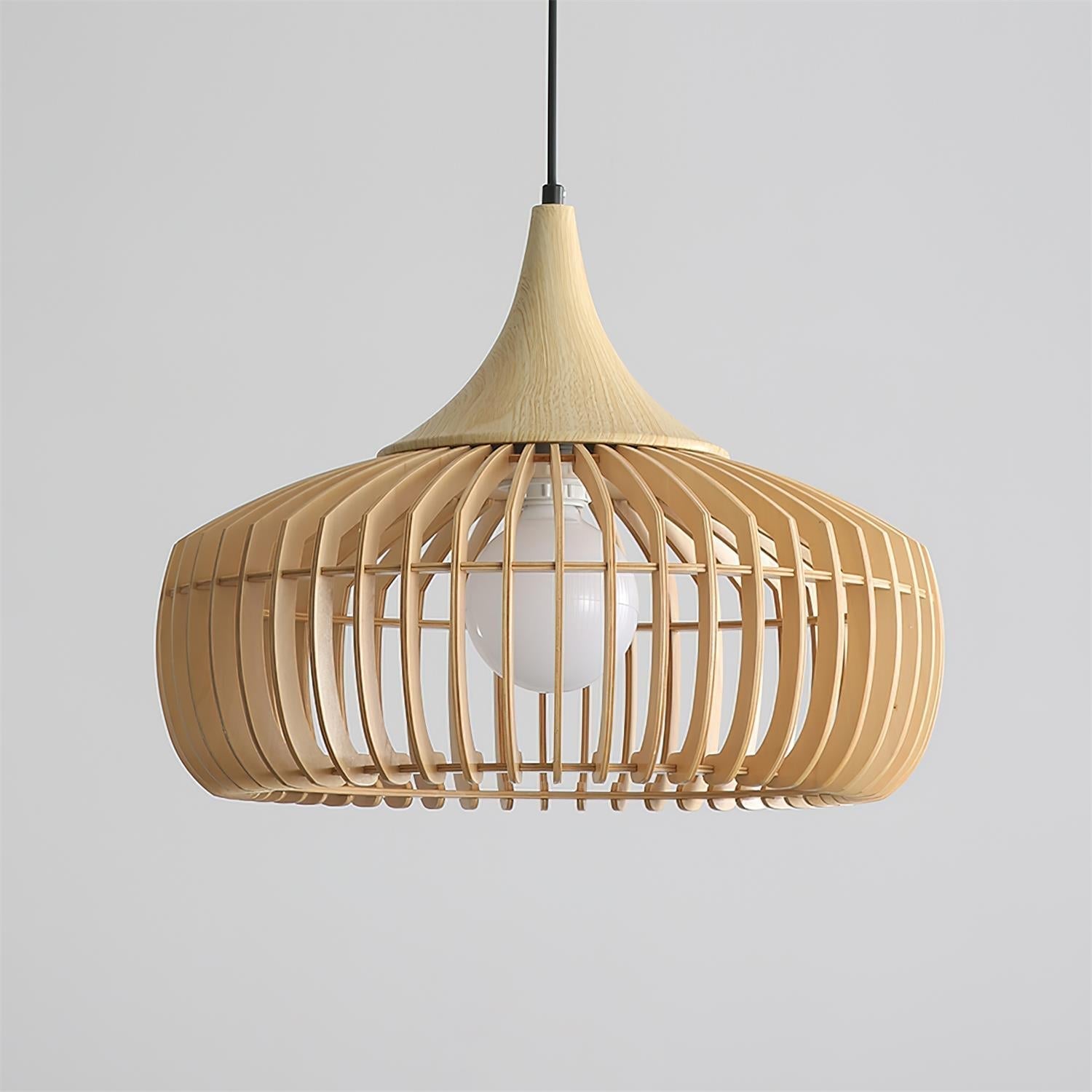 Zivora Suspension Bambou Rattan Naturel