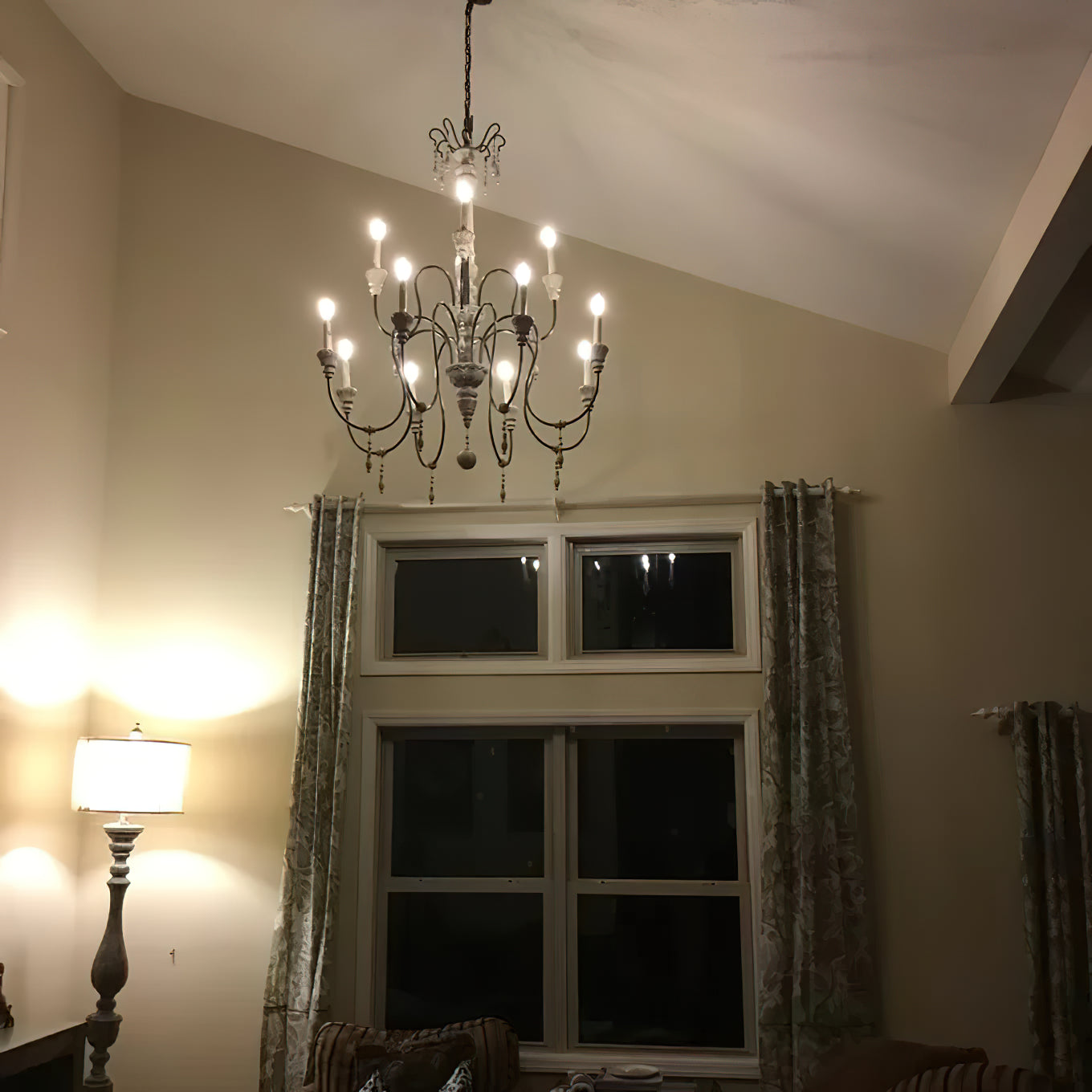 Epoch Lustre Bois Métal Luxe Postmoderne