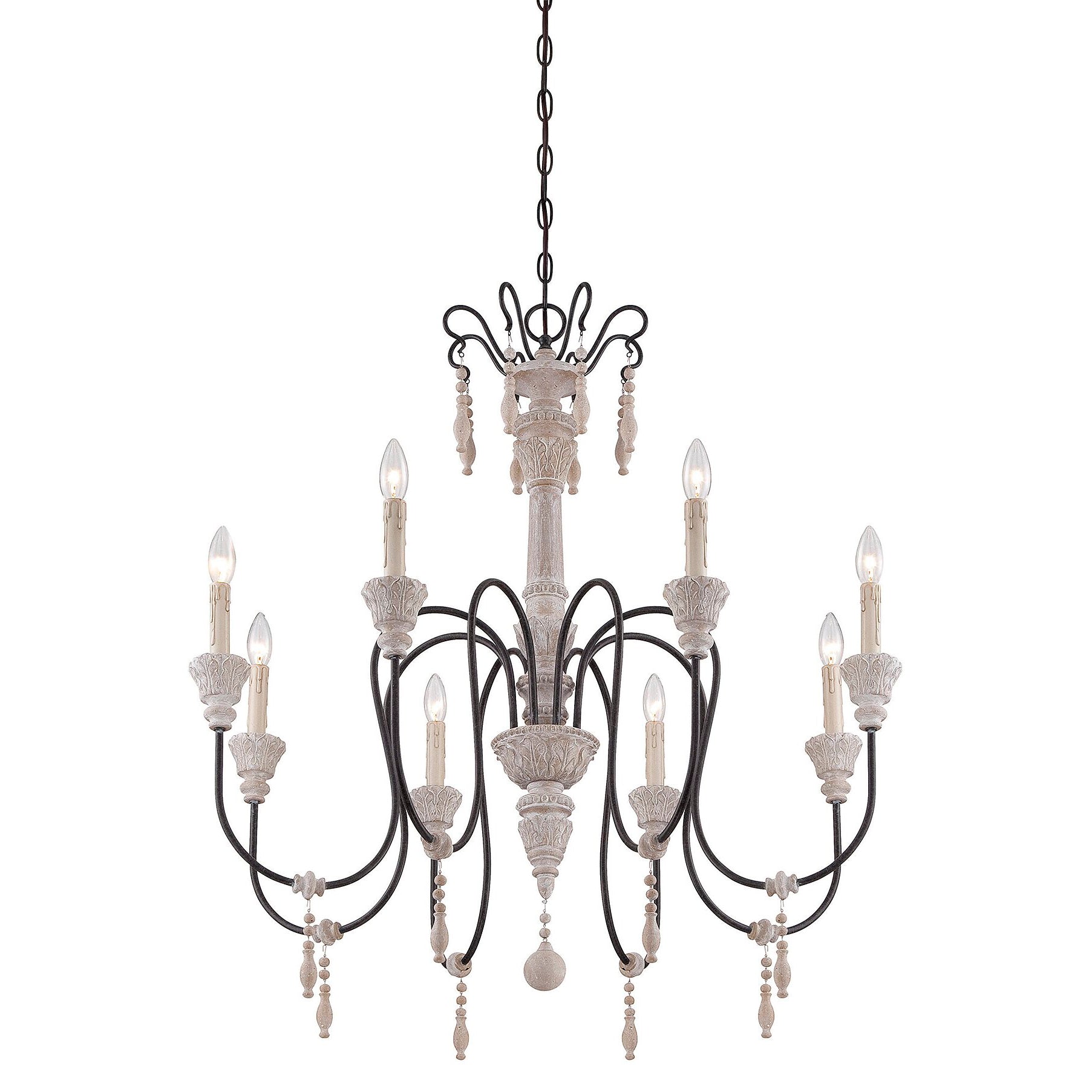 Epoch Lustre Bois Métal Luxe Postmoderne