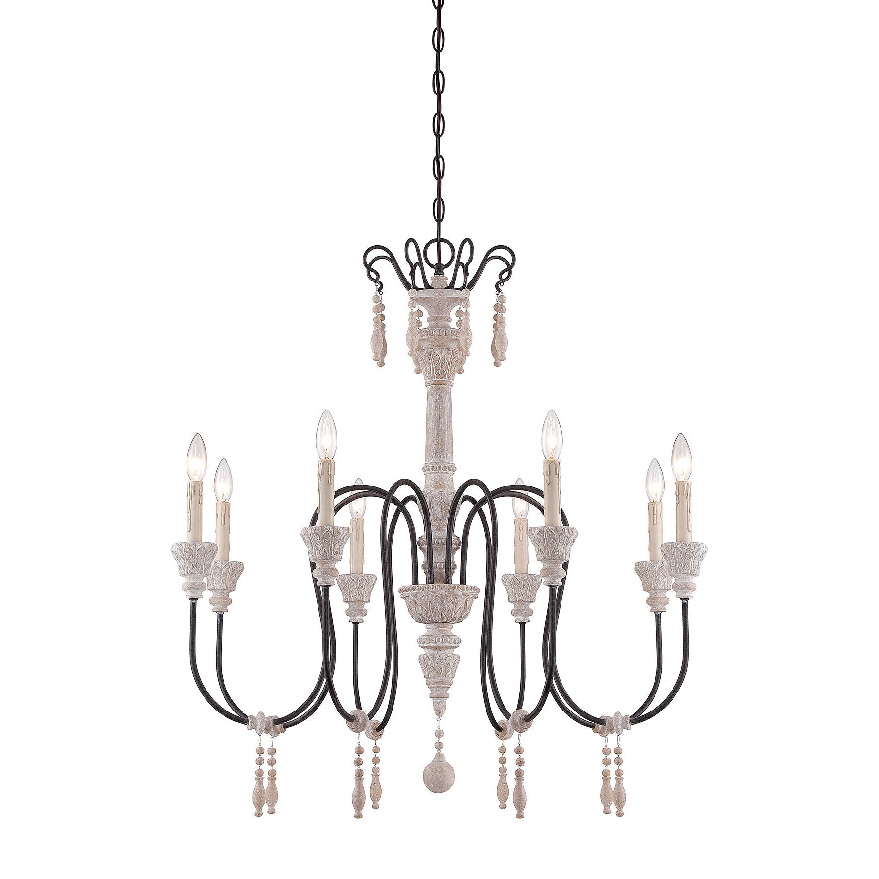 Epoch Lustre Bois Métal Luxe Postmoderne