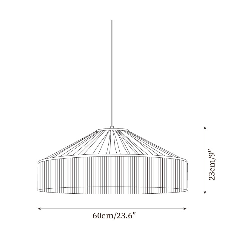 Serenya Suspension Franges Tissu Vintage