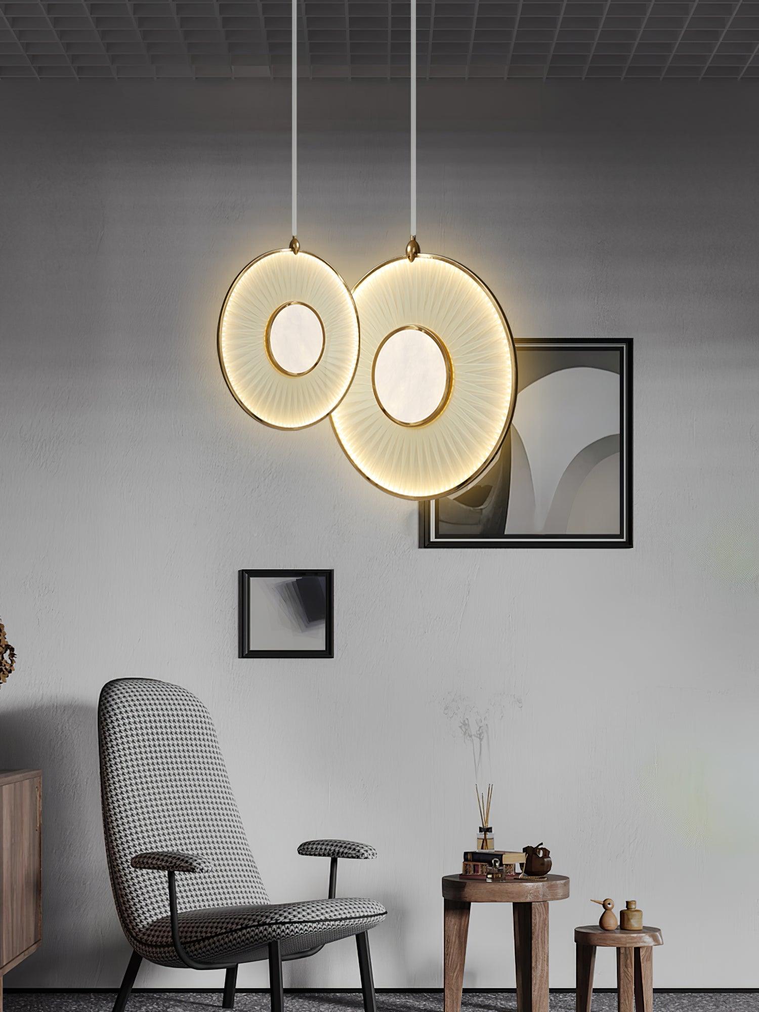 Nolan Suspension Moderne en Tissu
