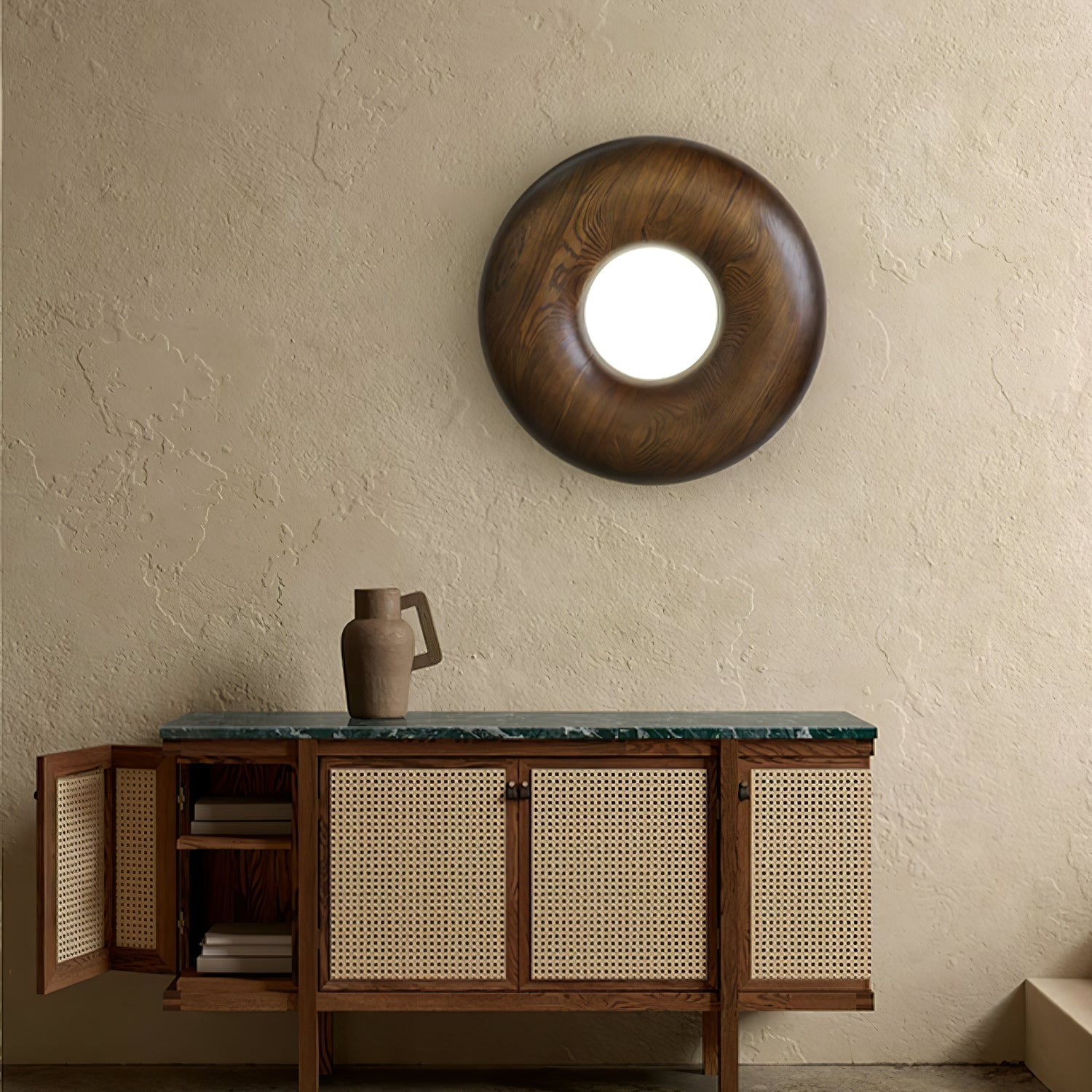 Zosora Organique Chêne Applique Plafond