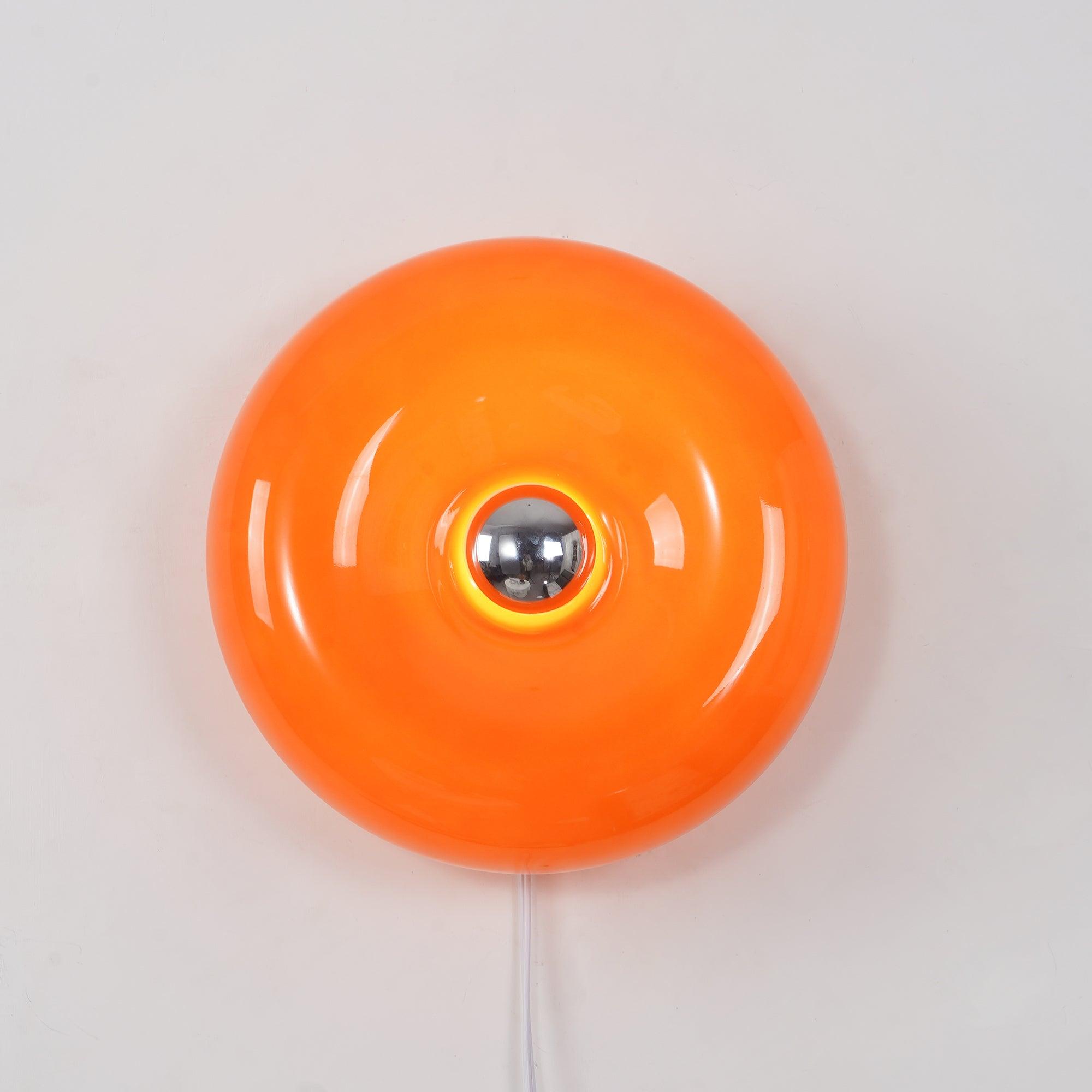 Donuts Applique murale rétro orange