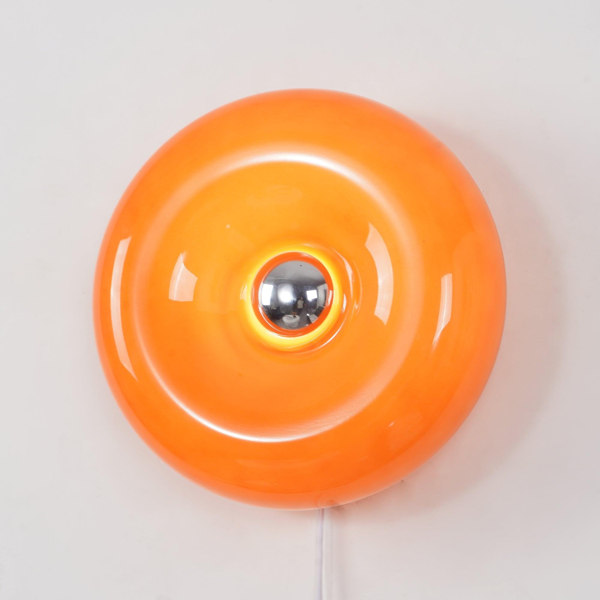 Donuts Applique murale rétro orange