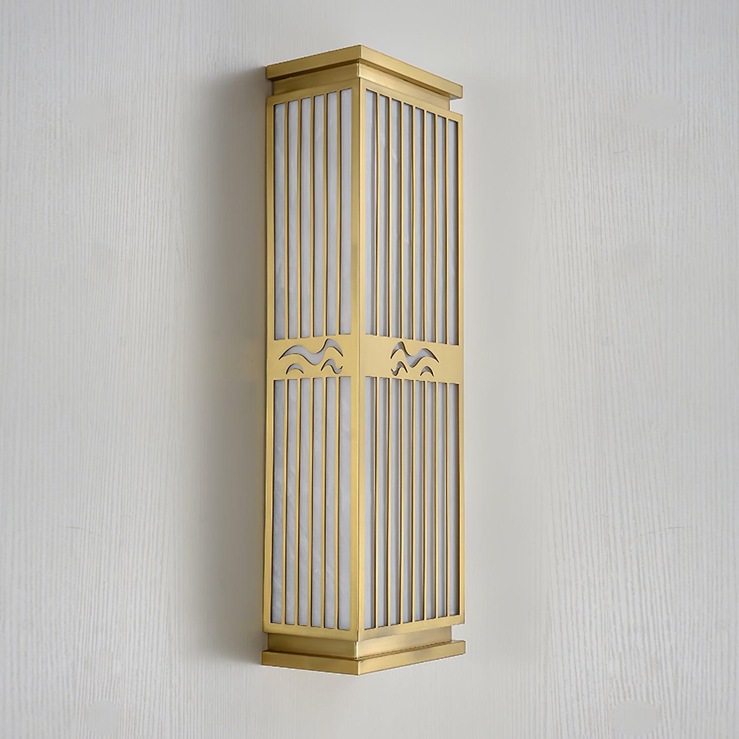 Lustra Applique Murale en Laiton Style Oriental pour Entrée