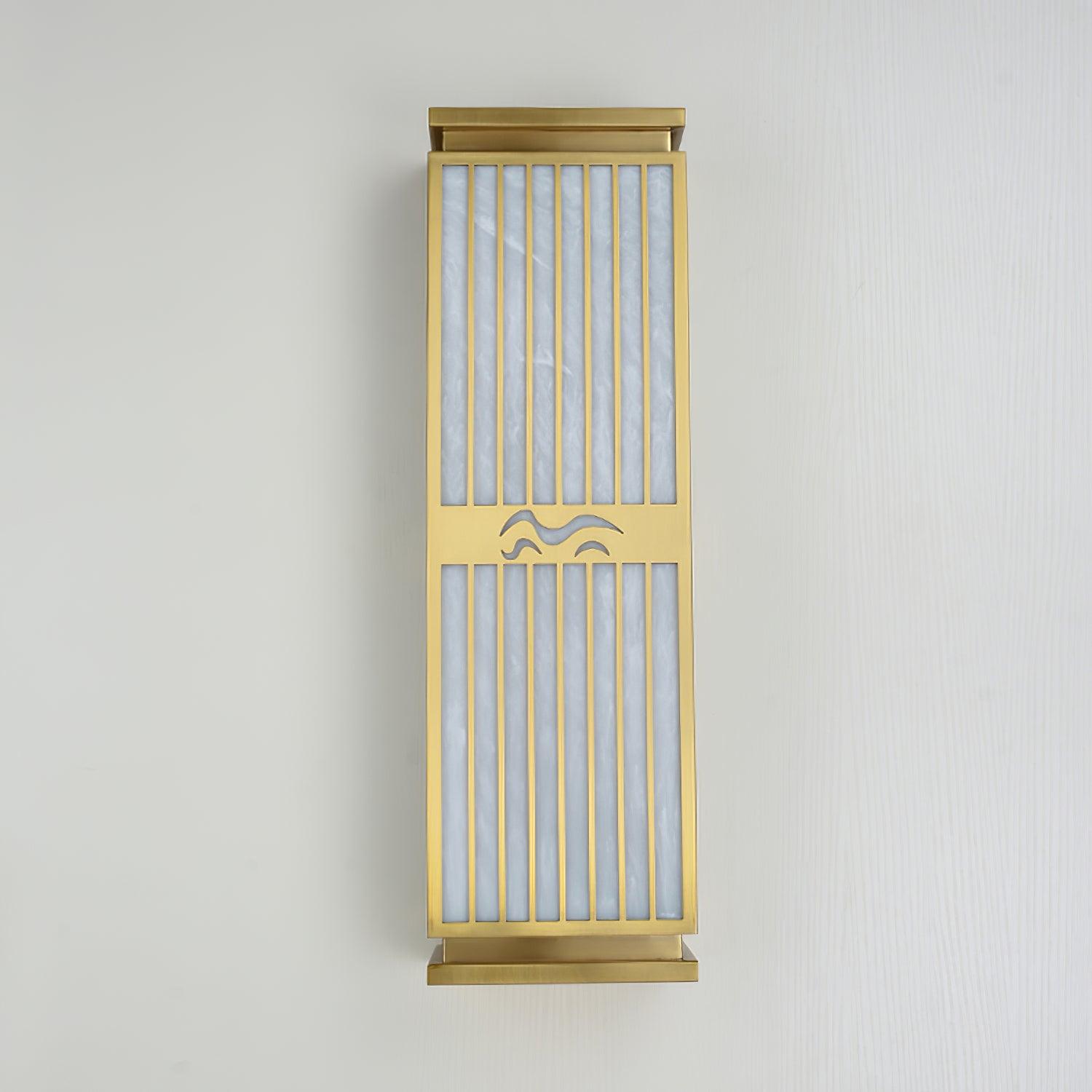 Lustra Applique Murale en Laiton Style Oriental pour Entrée