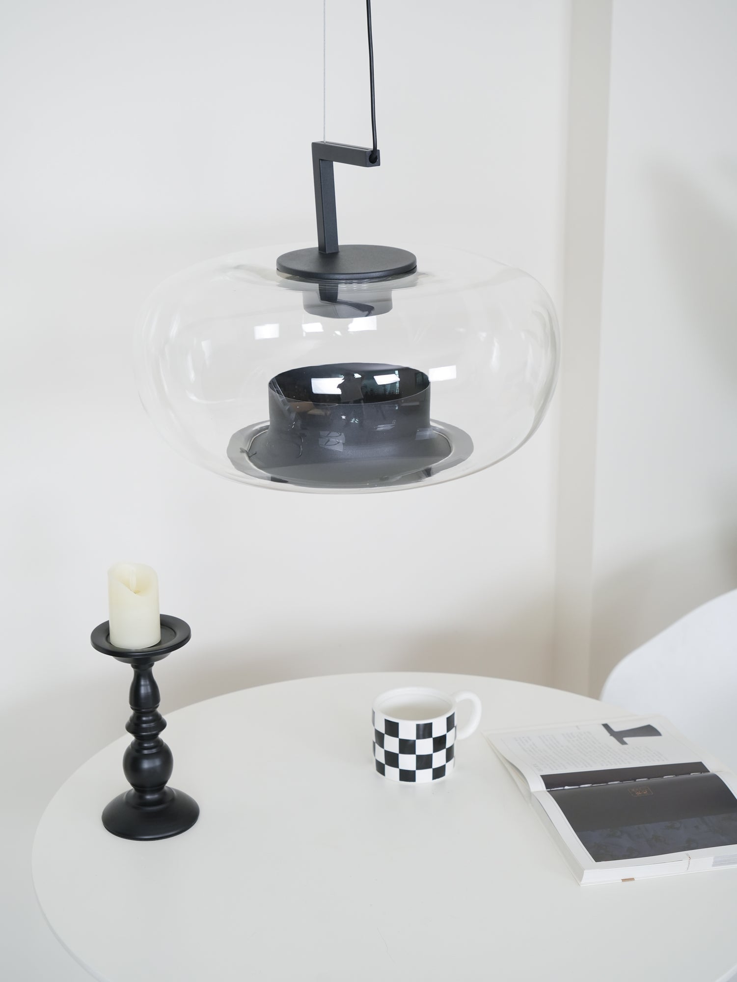 Vespeanre Lampe à suspension contemporaine
