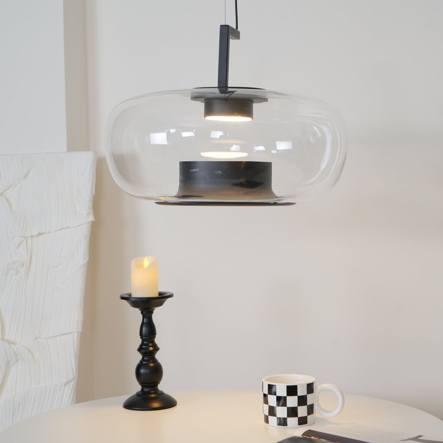 Vespeanre Lampe à suspension contemporaine