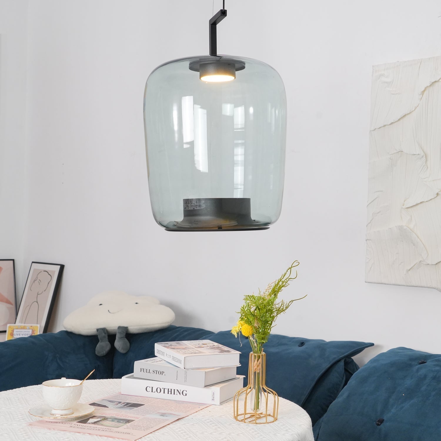 Vespeanre Lampe à suspension contemporaine
