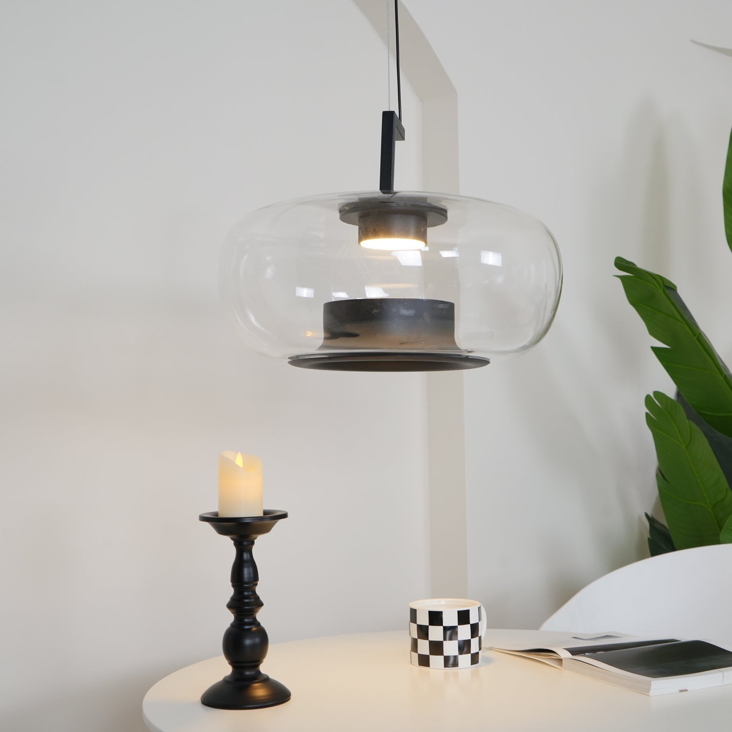 Vespeanre Lampe à suspension contemporaine