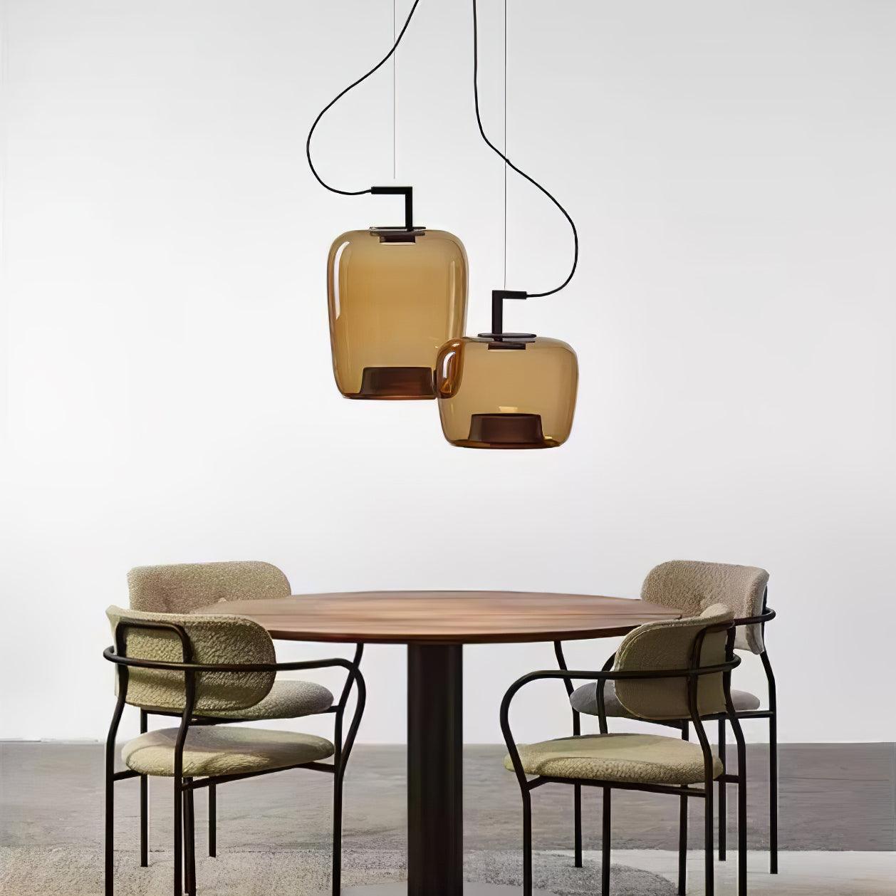 Vespeanre Lampe à suspension contemporaine