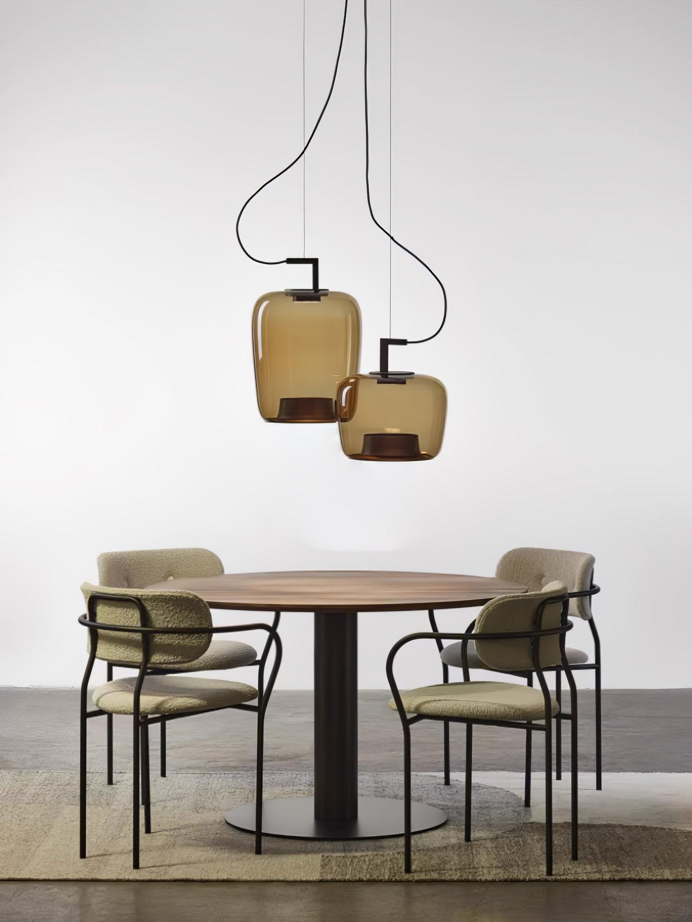 Vespeanre Lampe à suspension contemporaine