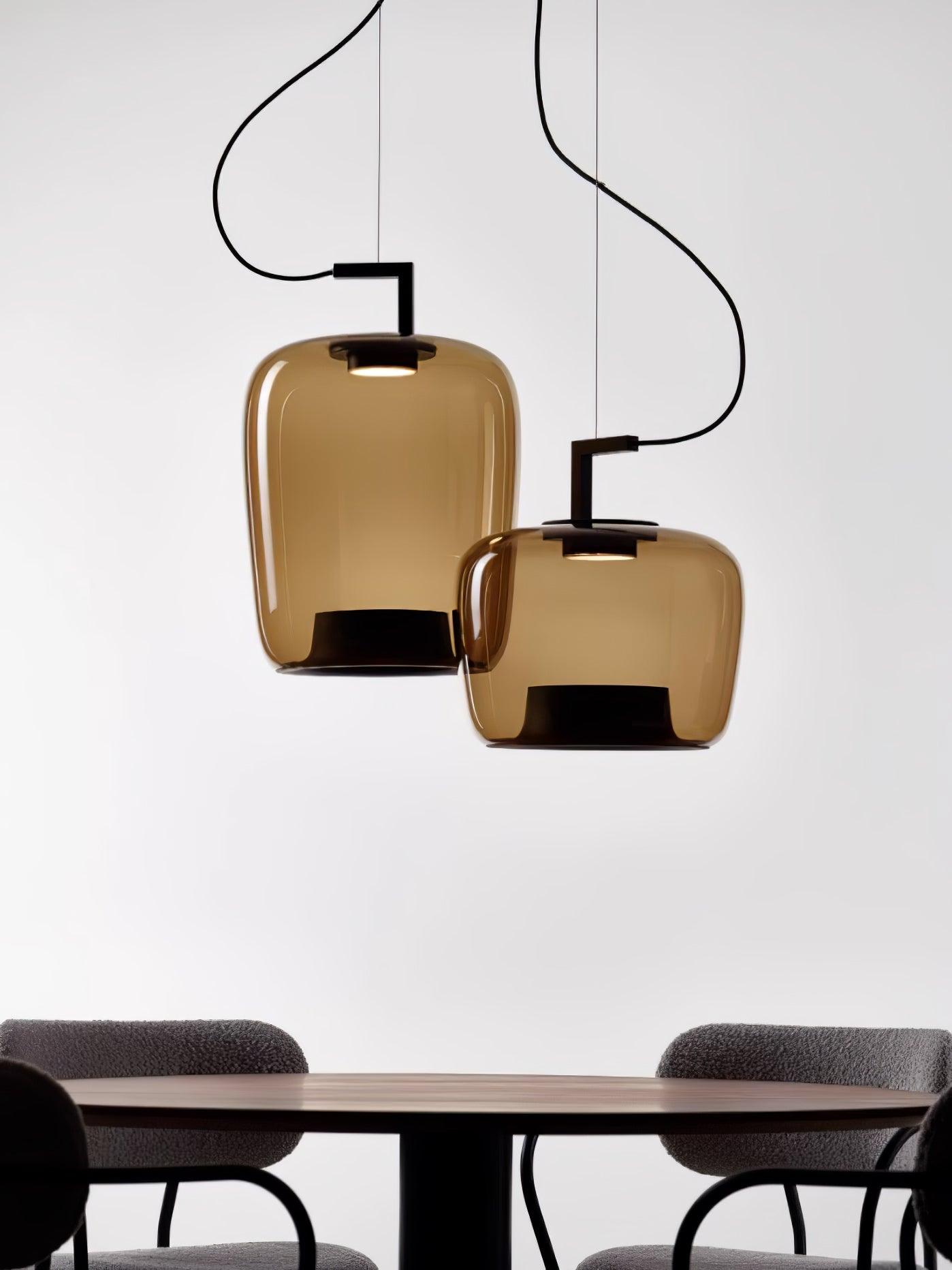 Vespeanre Lampe à suspension contemporaine