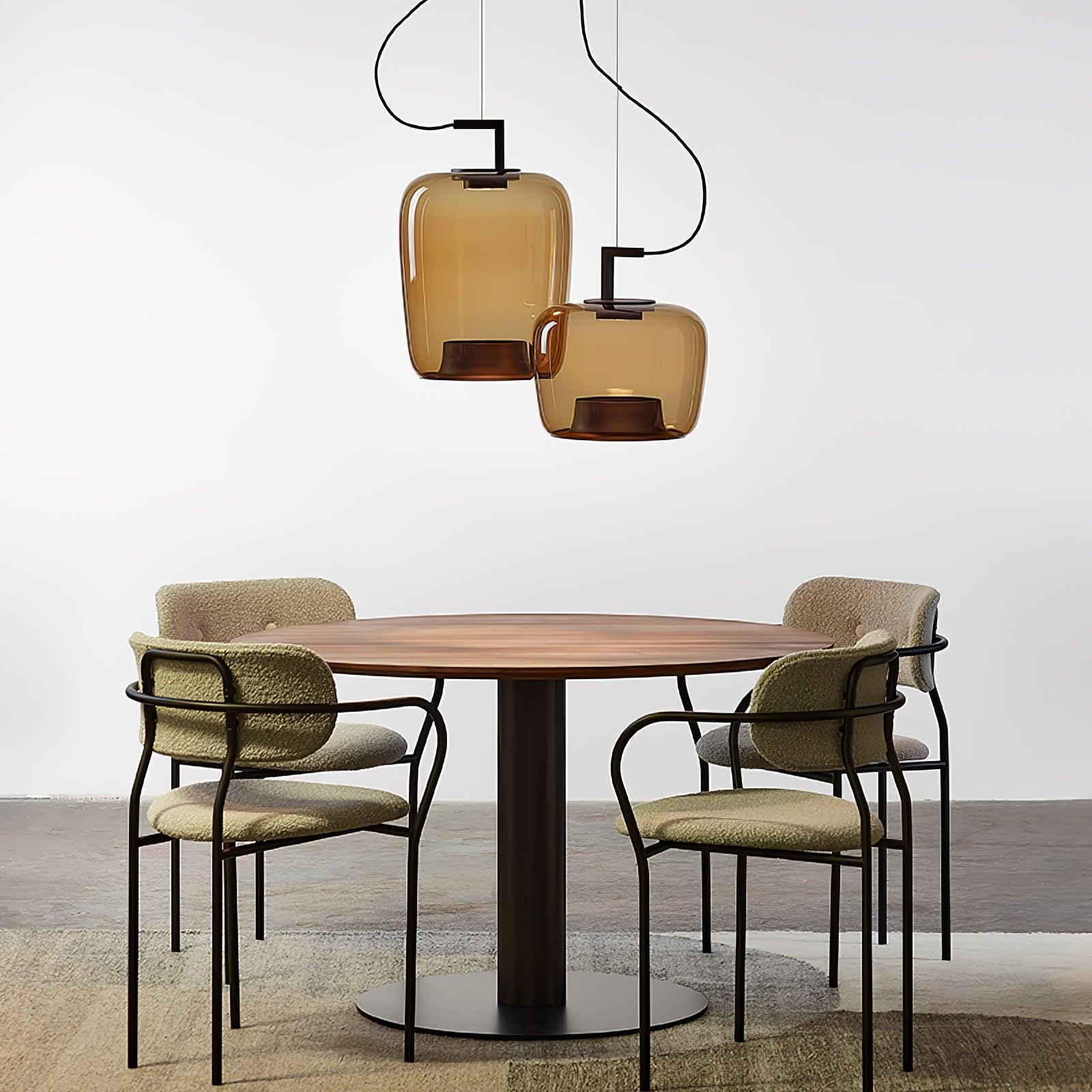 Vespeanre Lampe à suspension contemporaine