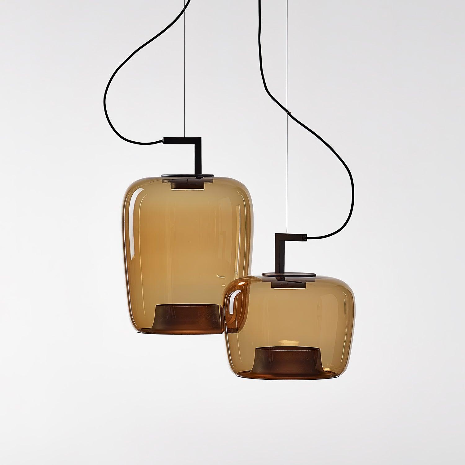 Vespeanre Lampe à suspension contemporaine