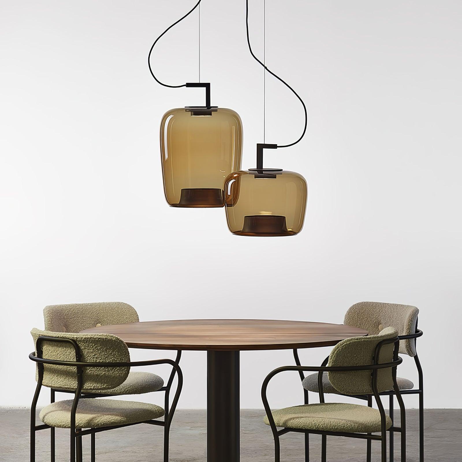 Vespeanre Lampe à suspension contemporaine