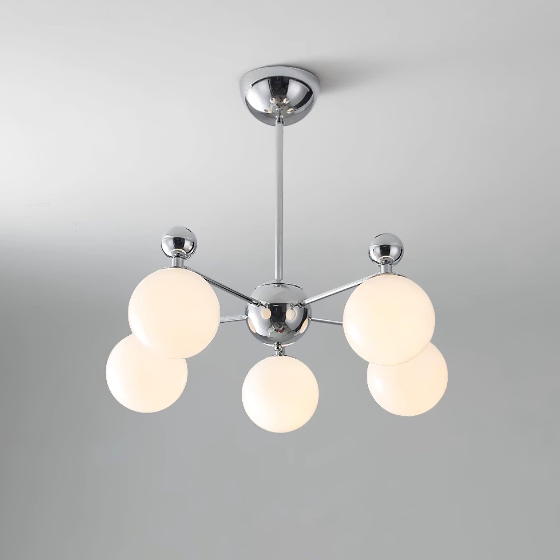 Dori Lustre Disposition de Globes en Verre Rose