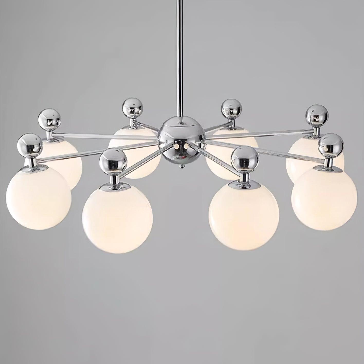 Dori Lustre Disposition de Globes en Verre Rose