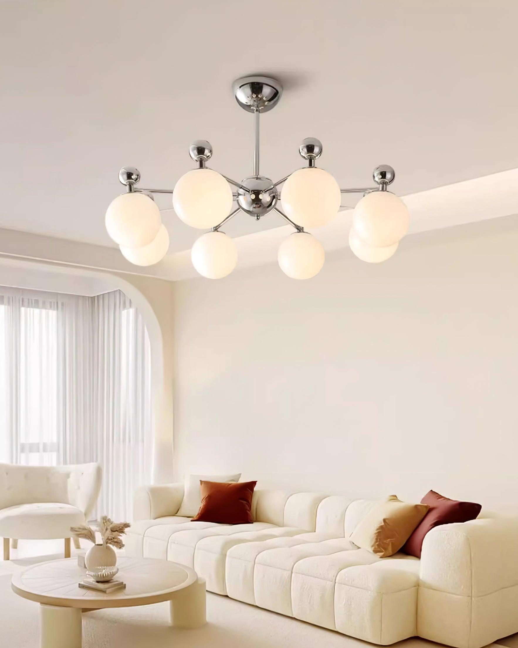 Dori Lustre Disposition de Globes en Verre Rose