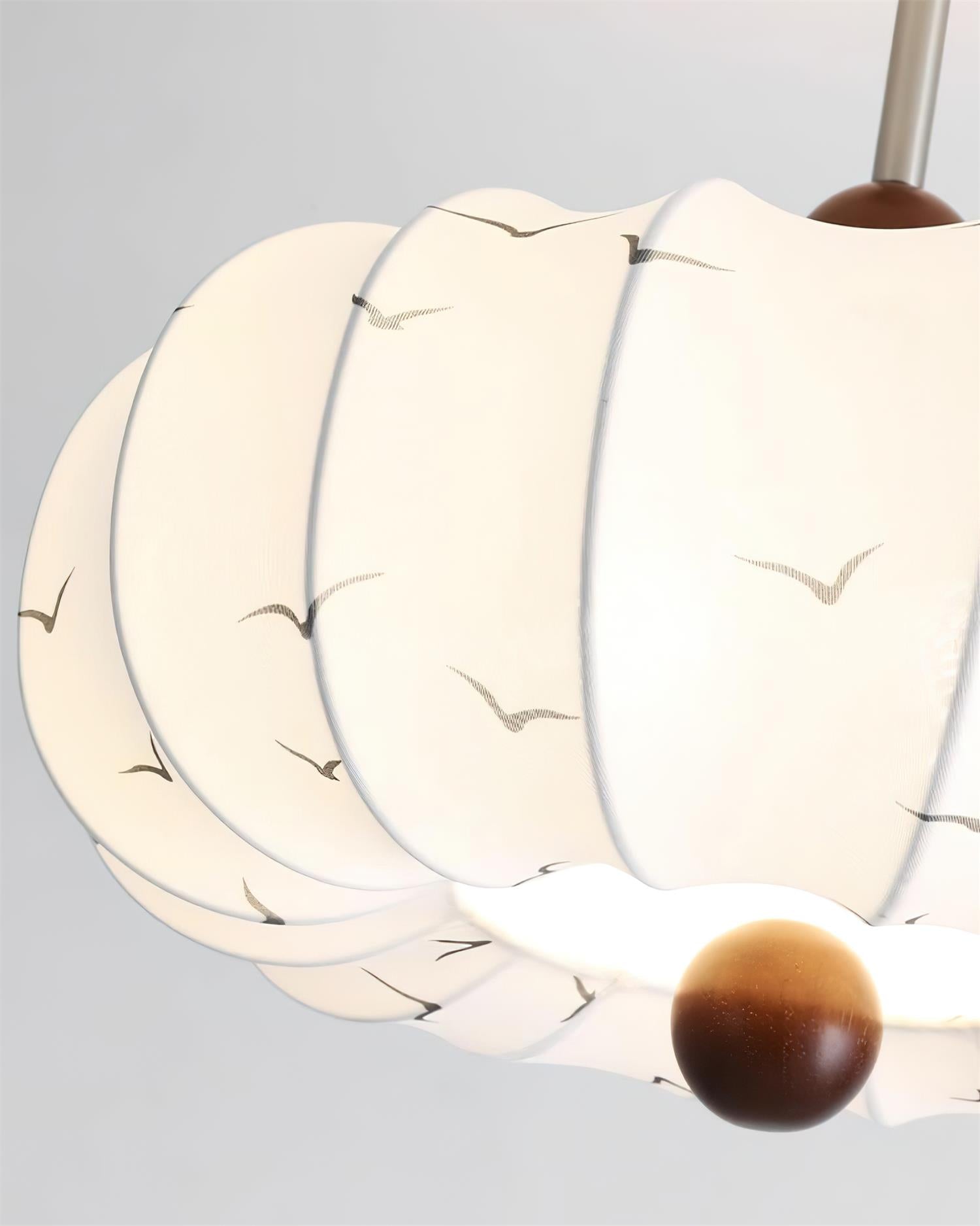 Doria Plafonnier Moderne en Tissu