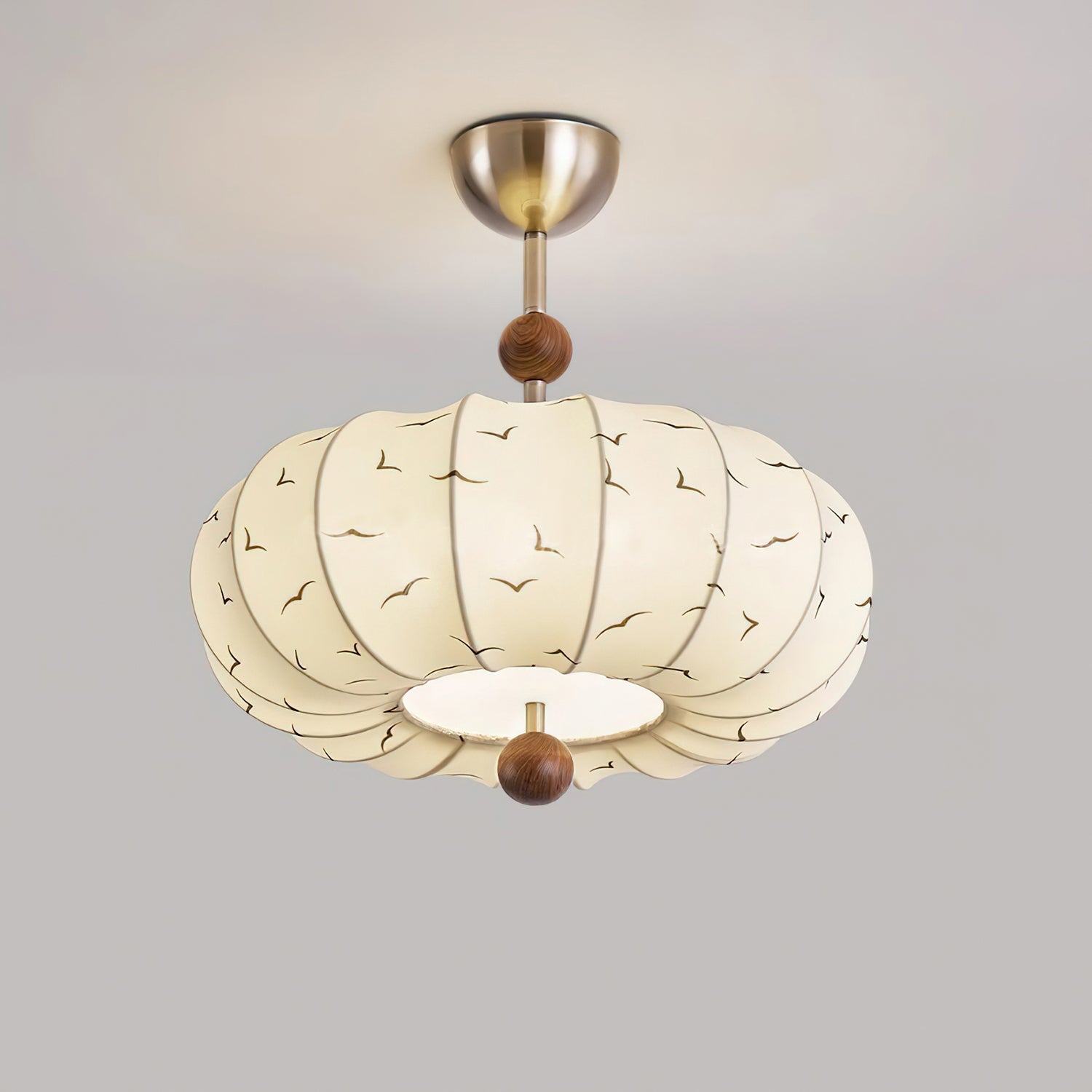 Doria Plafonnier Moderne en Tissu