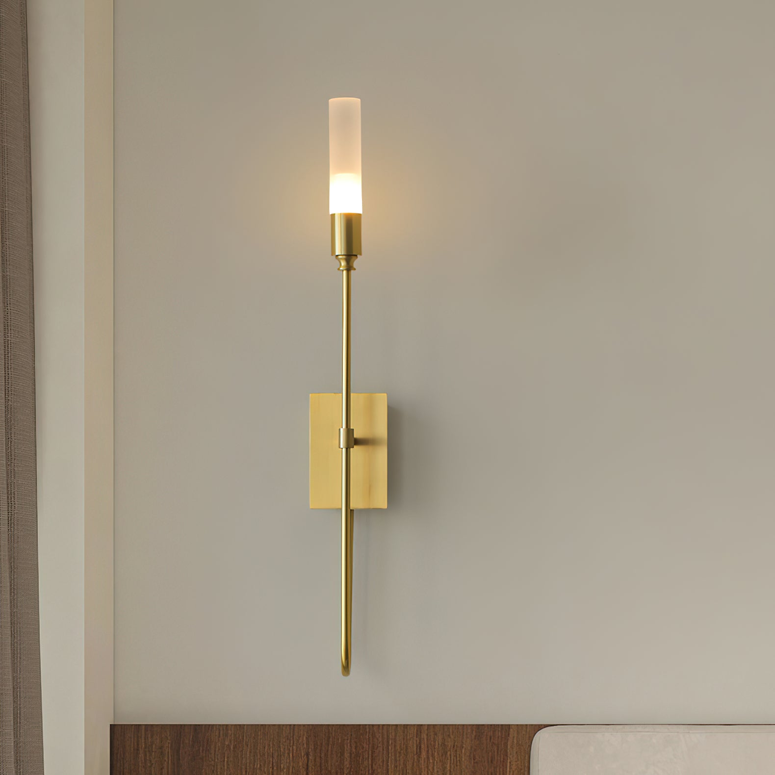 Lustra Lampe Murale Double Tige Minimaliste
