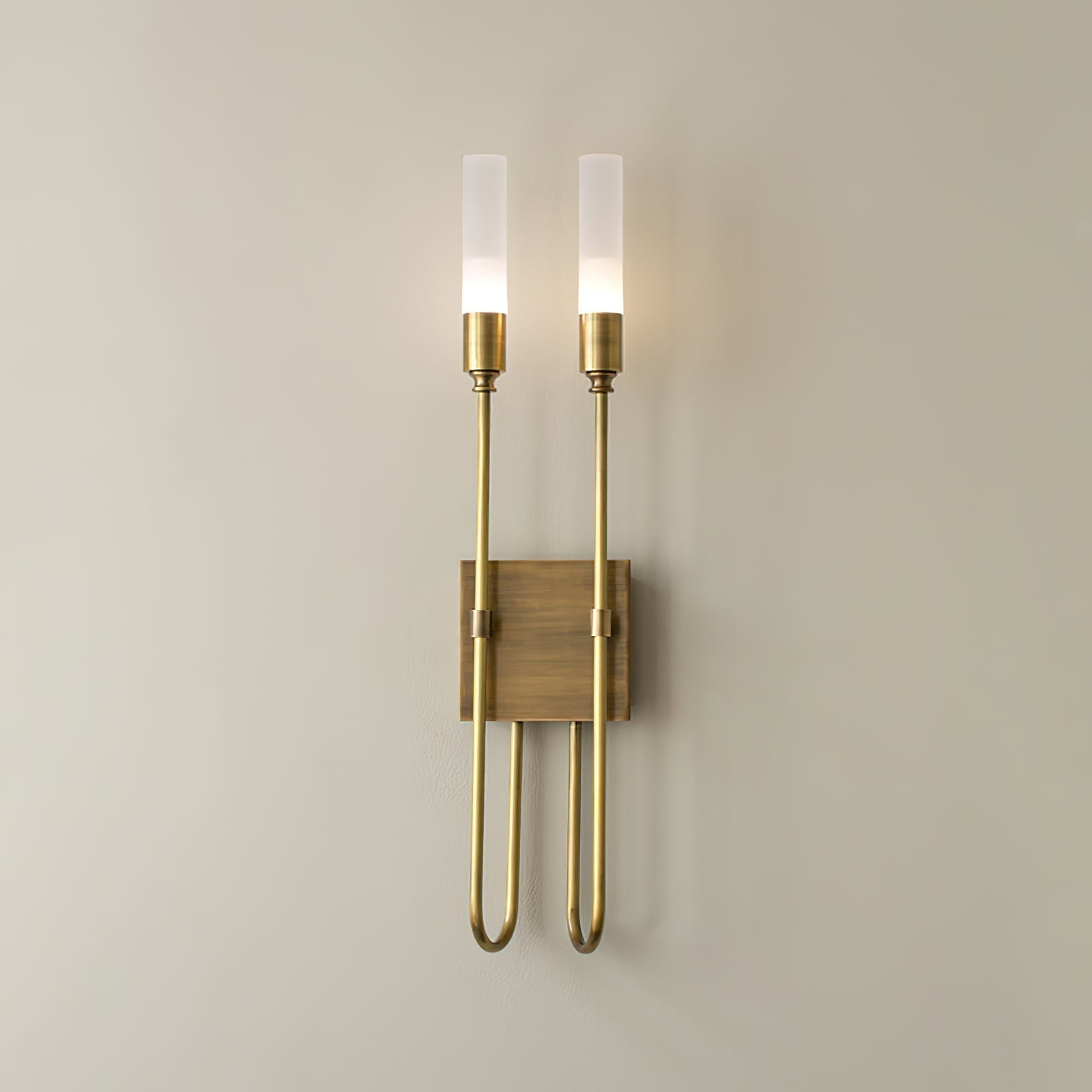 Lustra Lampe Murale Double Tige Minimaliste