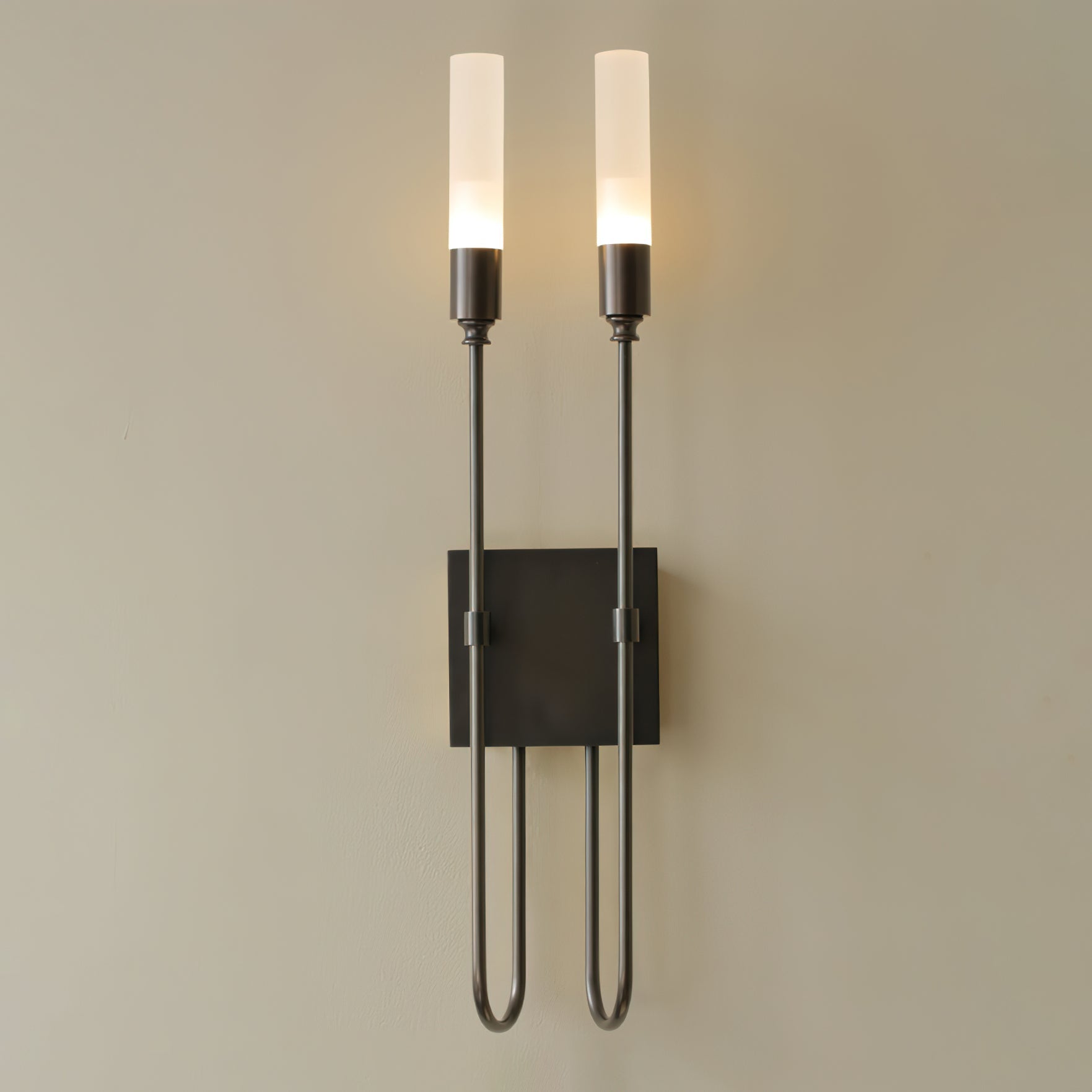 Lustra Lampe Murale Double Tige Minimaliste