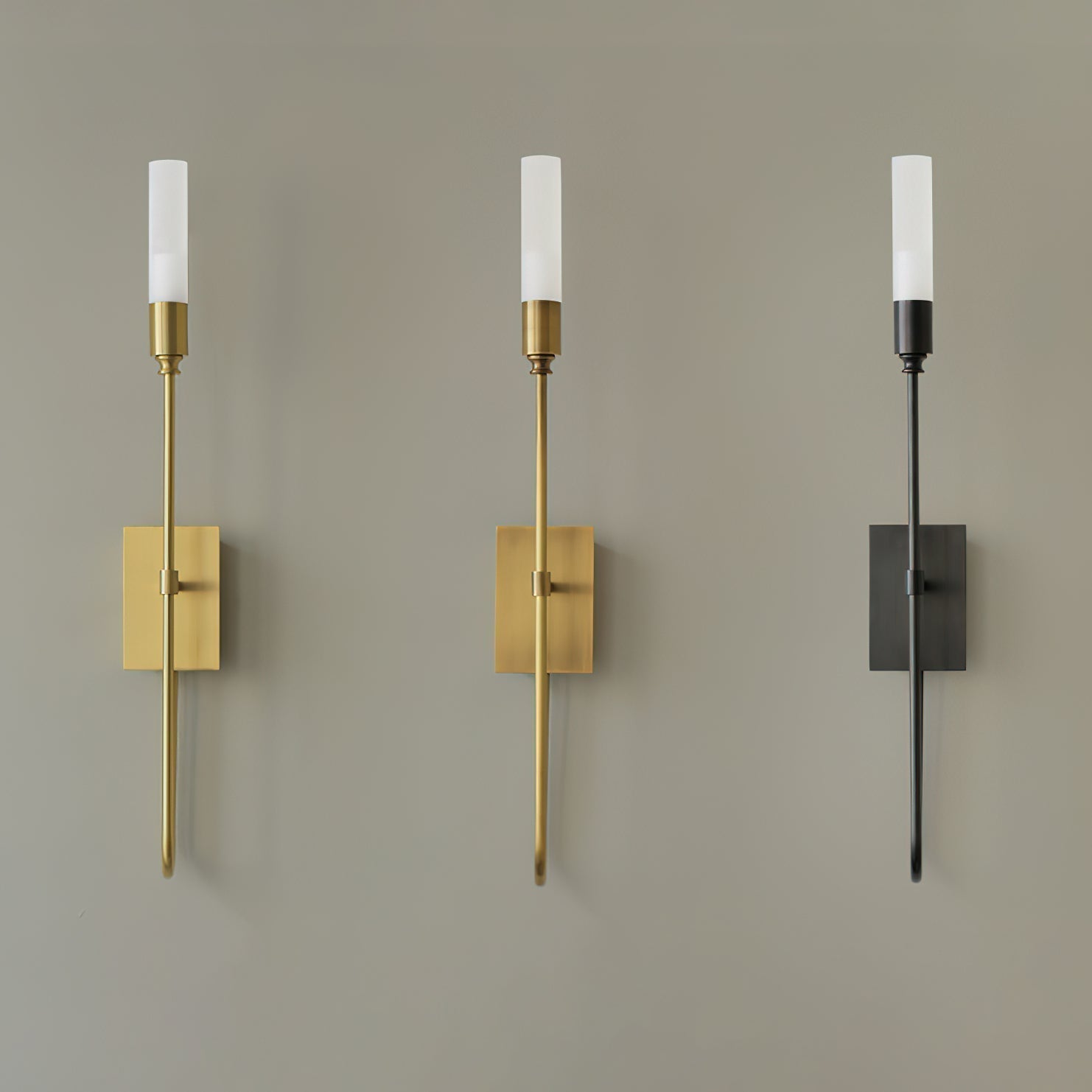 Lustra Lampe Murale Double Tige Minimaliste