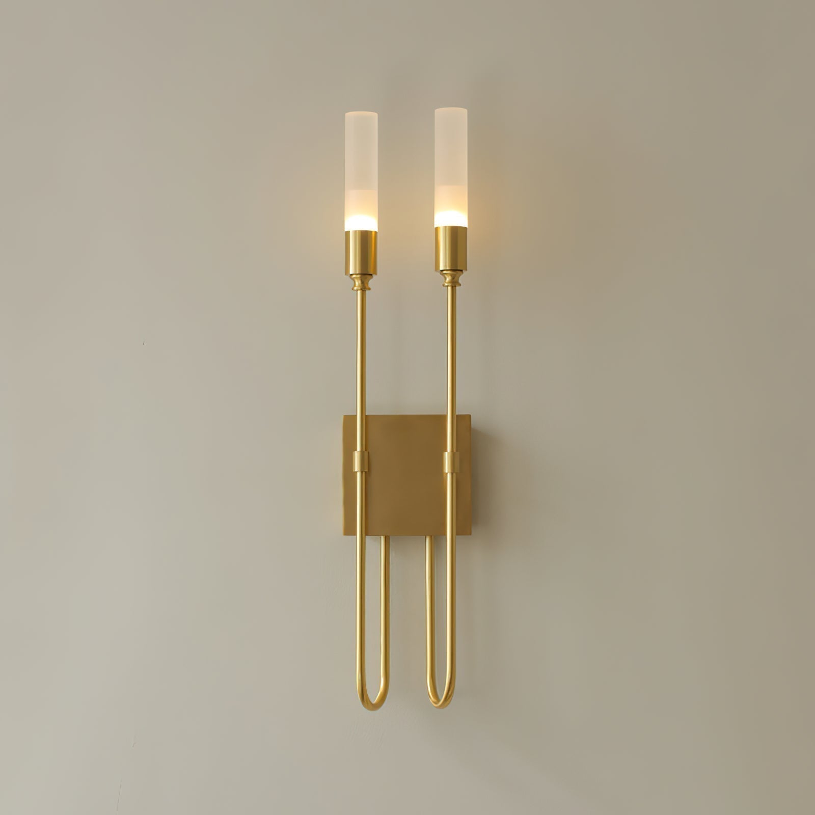 Lustra Lampe Murale Double Tige Minimaliste