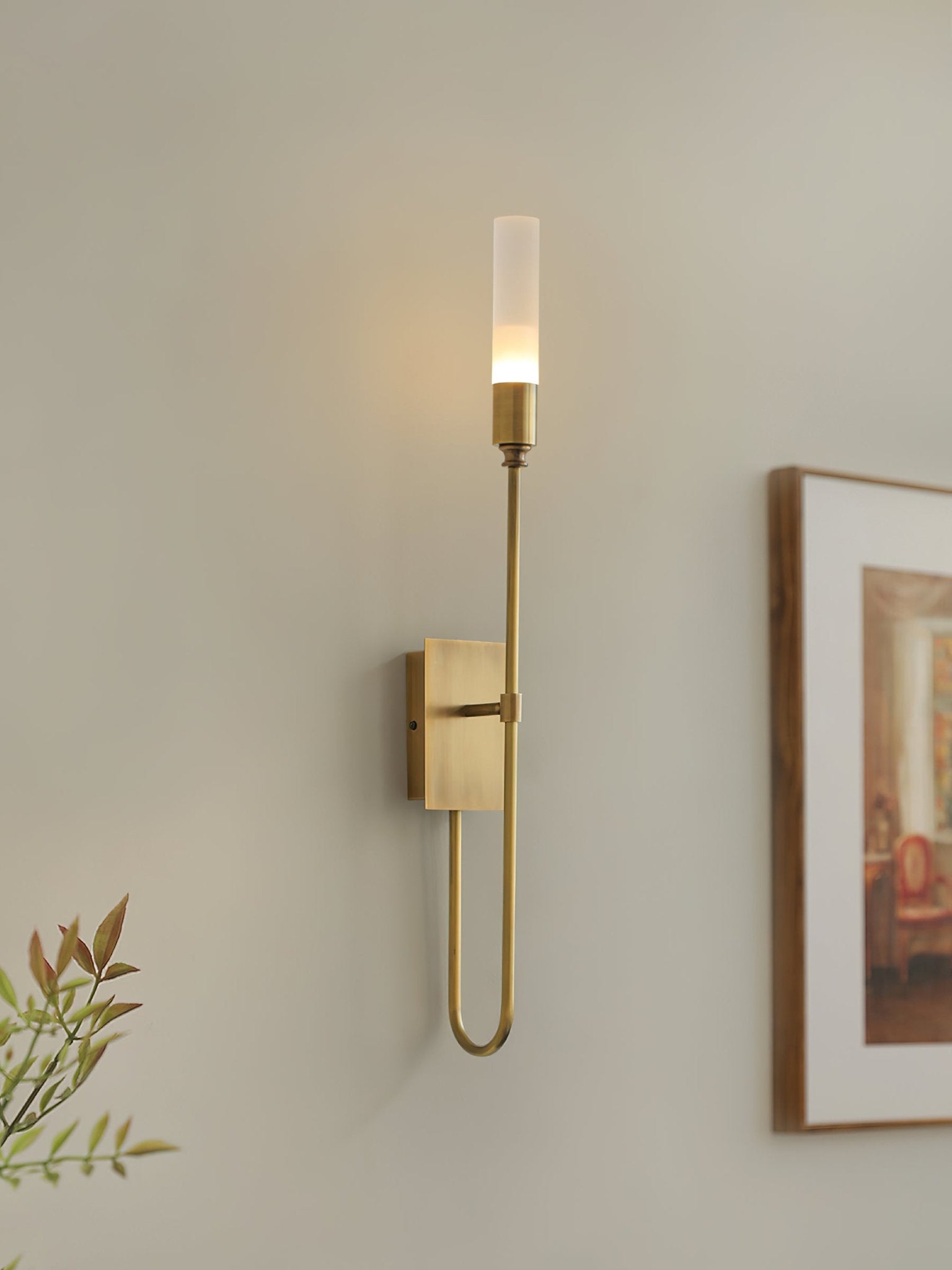 Lustra Lampe Murale Double Tige Minimaliste
