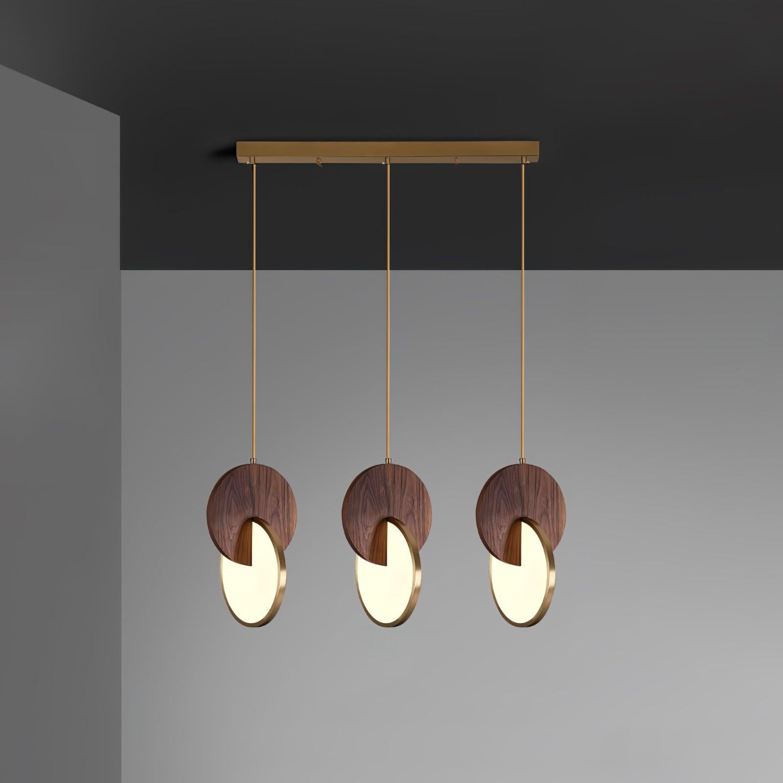 Lysola Suspension en anneau de bois