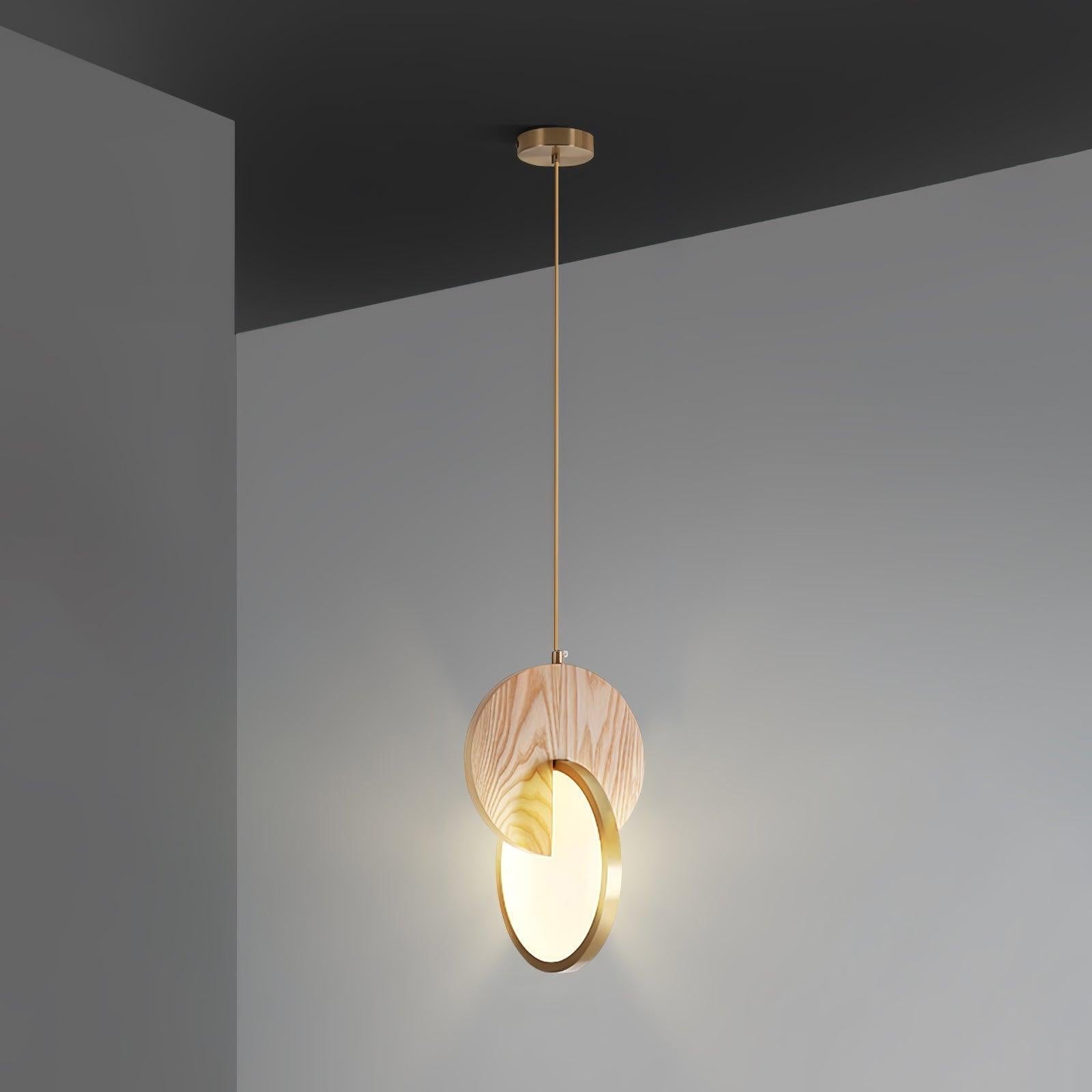 Lysola Suspension en anneau de bois
