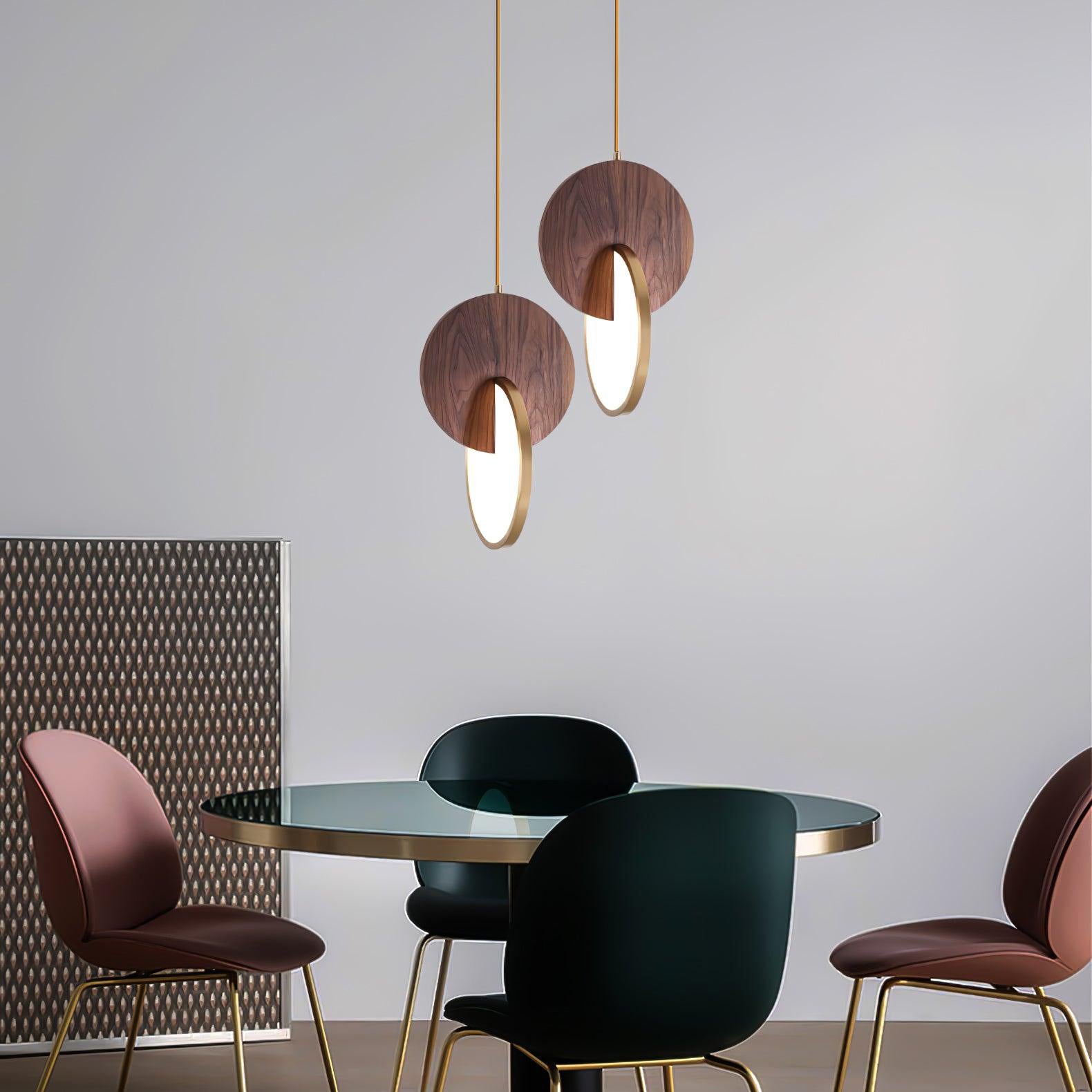 Lysola Suspension en anneau de bois