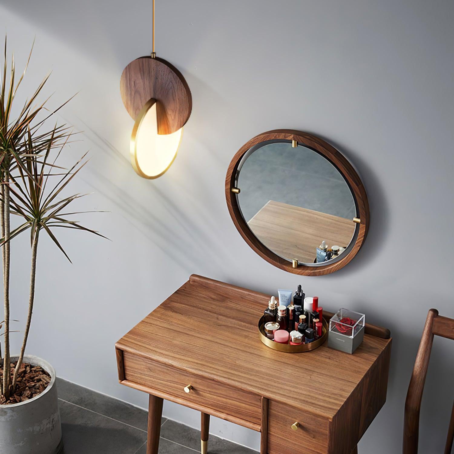 Lysola Suspension en anneau de bois