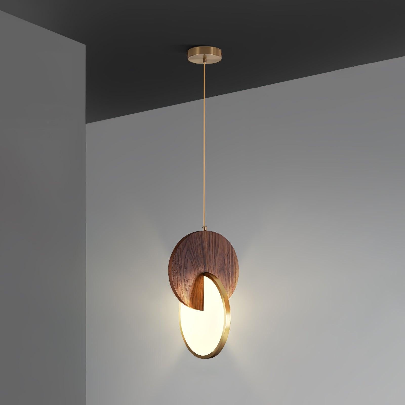 Lysola Suspension en anneau de bois