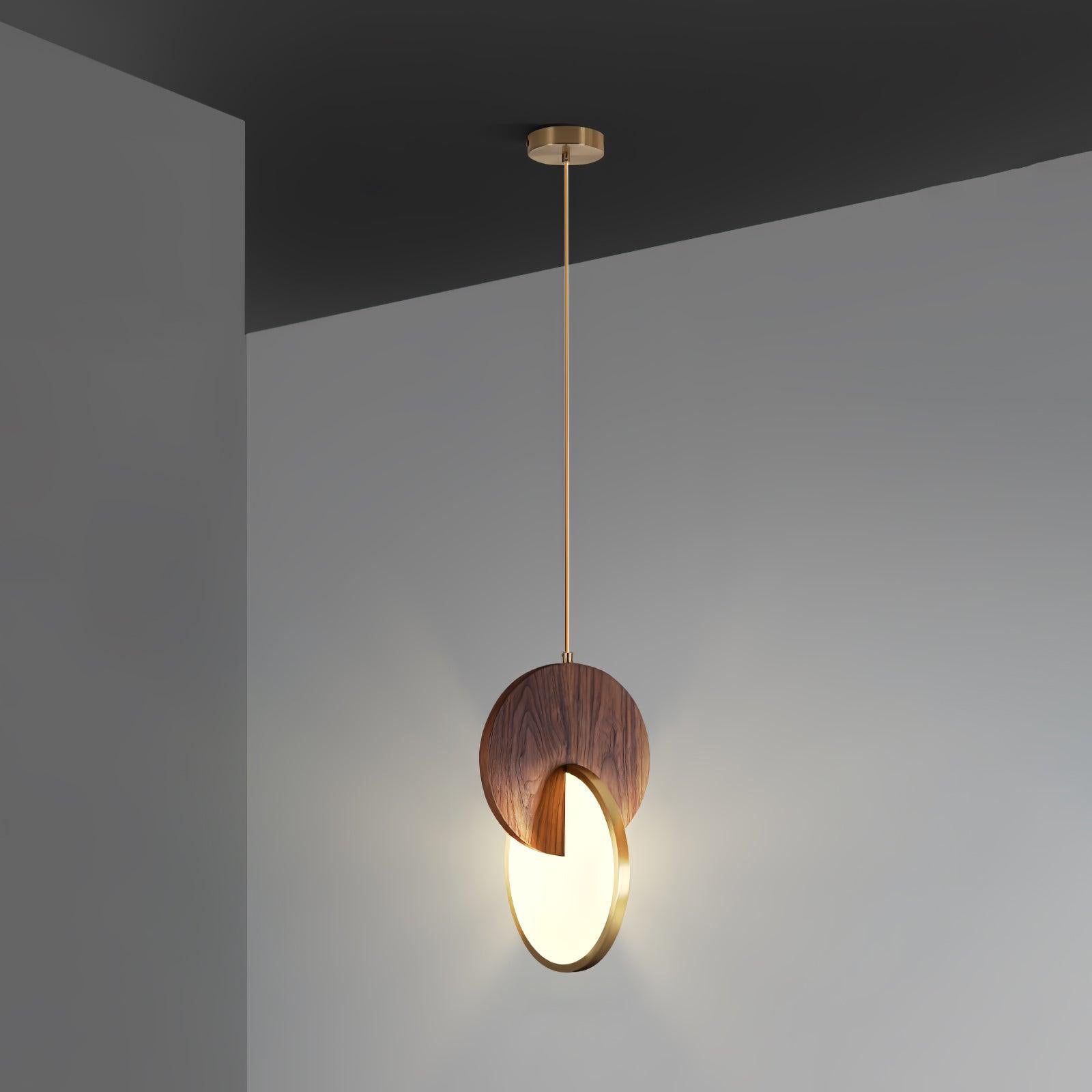 Lysola Suspension en anneau de bois